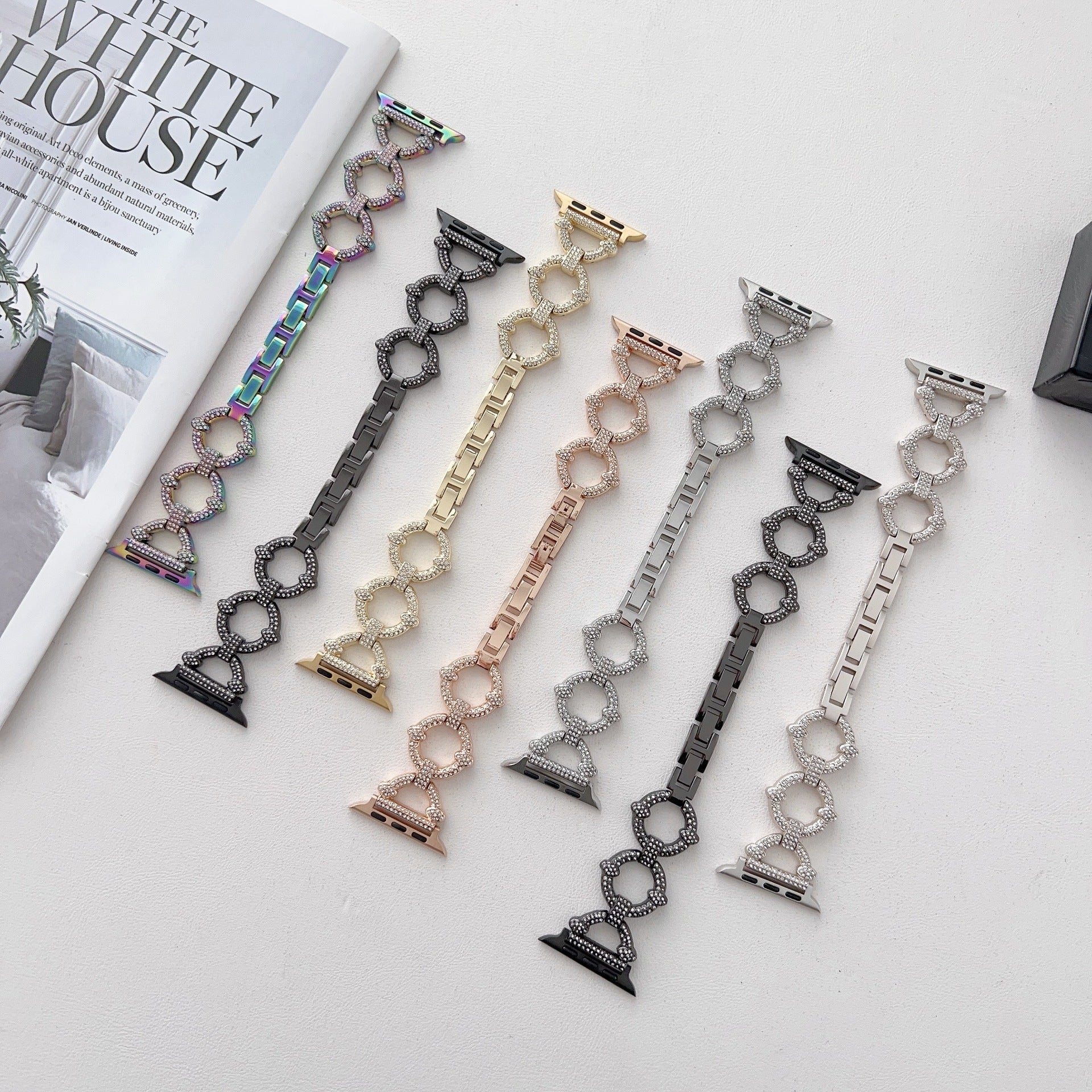 Sparkling Diamond Bracelet For Apple Watch - Image 2