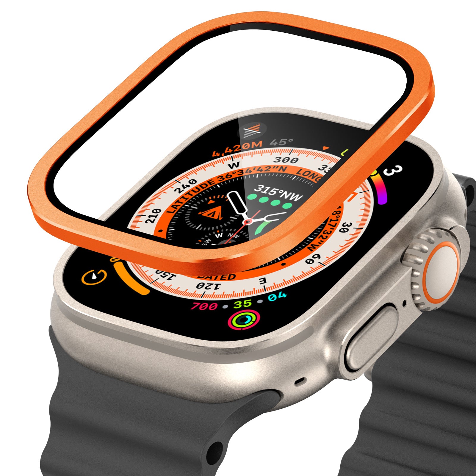 Titanium Screen Protector for Apple Watch Ultra 2/Ultra - Image 3