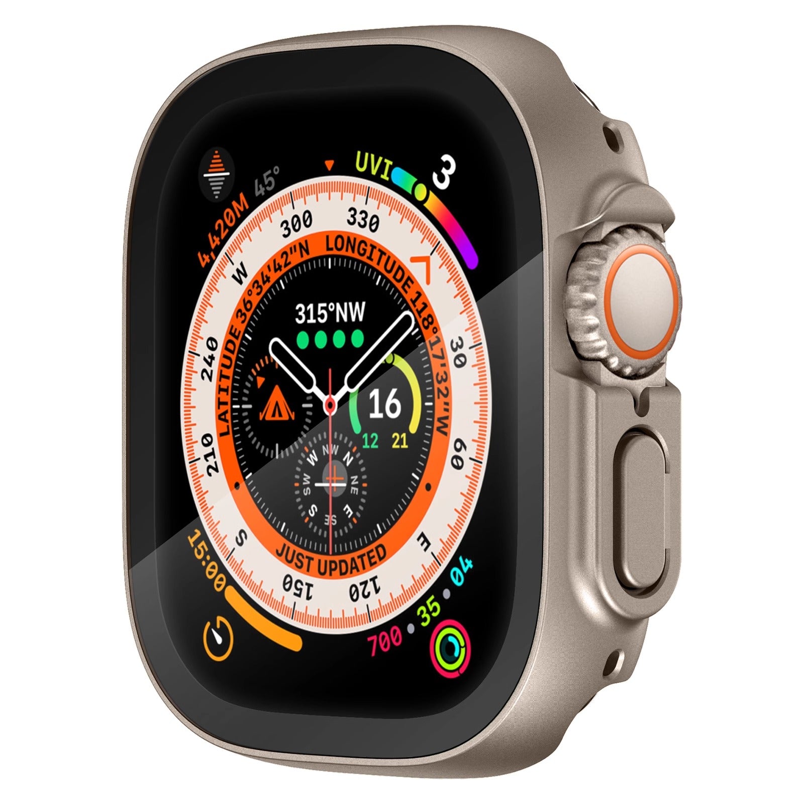 Glass Screen Protector Case For Apple Watch Ultra - Image 2