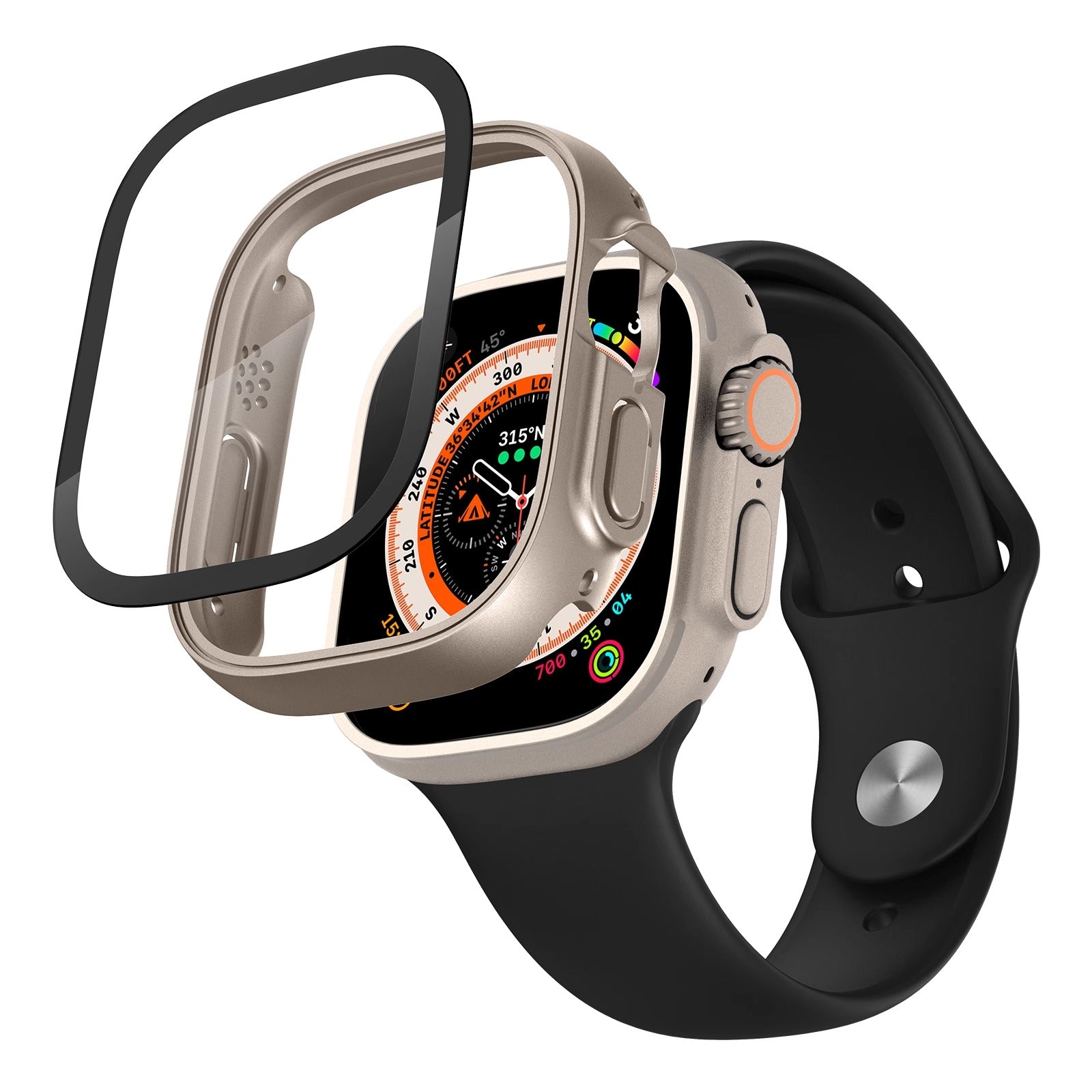 Glass Screen Protector Case For Apple Watch Ultra - Image 3