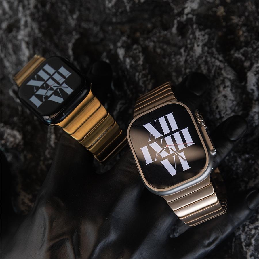 Stainless Steel Butterfly Buckle Band For Apple Watch - Image 2