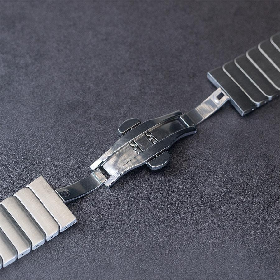 Stainless Steel Butterfly Buckle Band For Apple Watch - Image 4