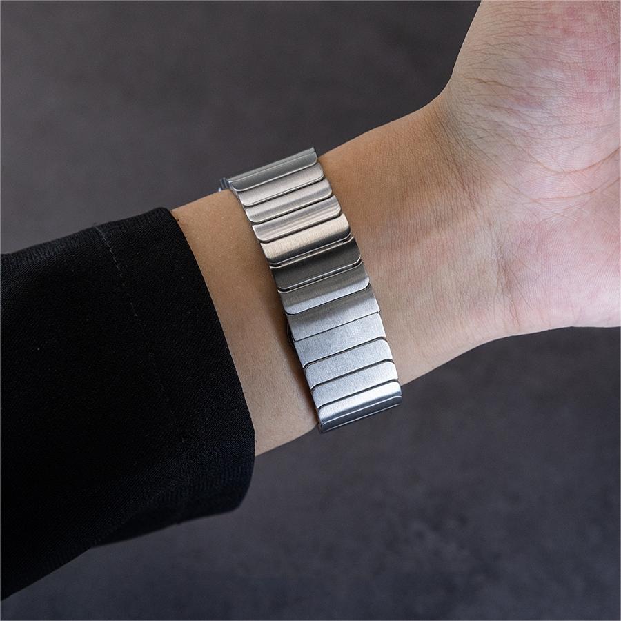 Stainless Steel Butterfly Buckle Band For Apple Watch - Image 6