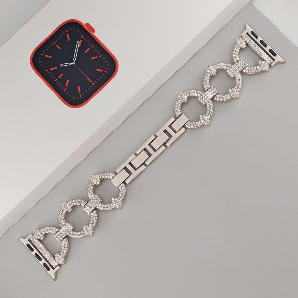 Sparkling Diamond Bracelet For Apple Watch - Image 10