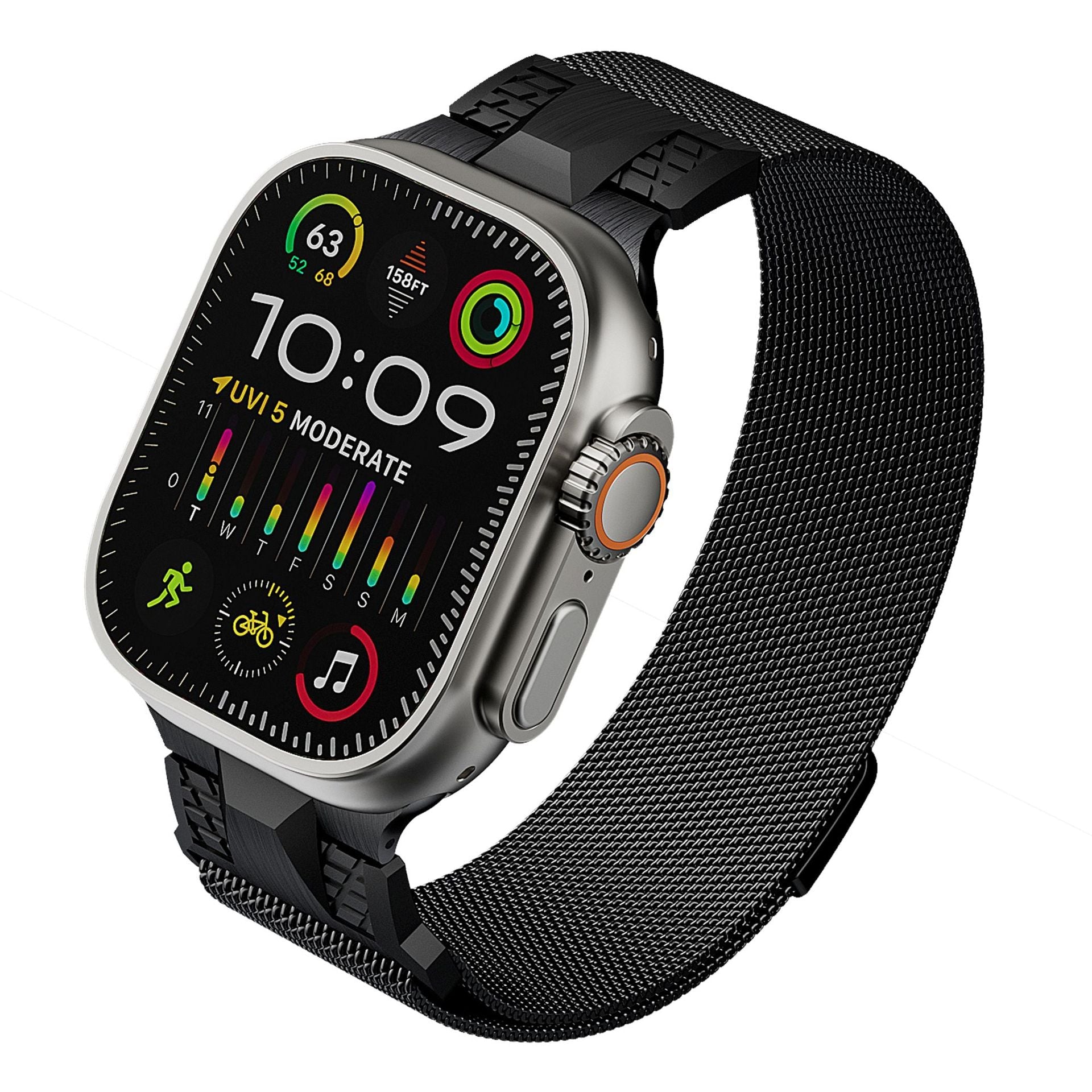 Mecha Milanese Loop Magnetic Band For Apple Watch - Image 4