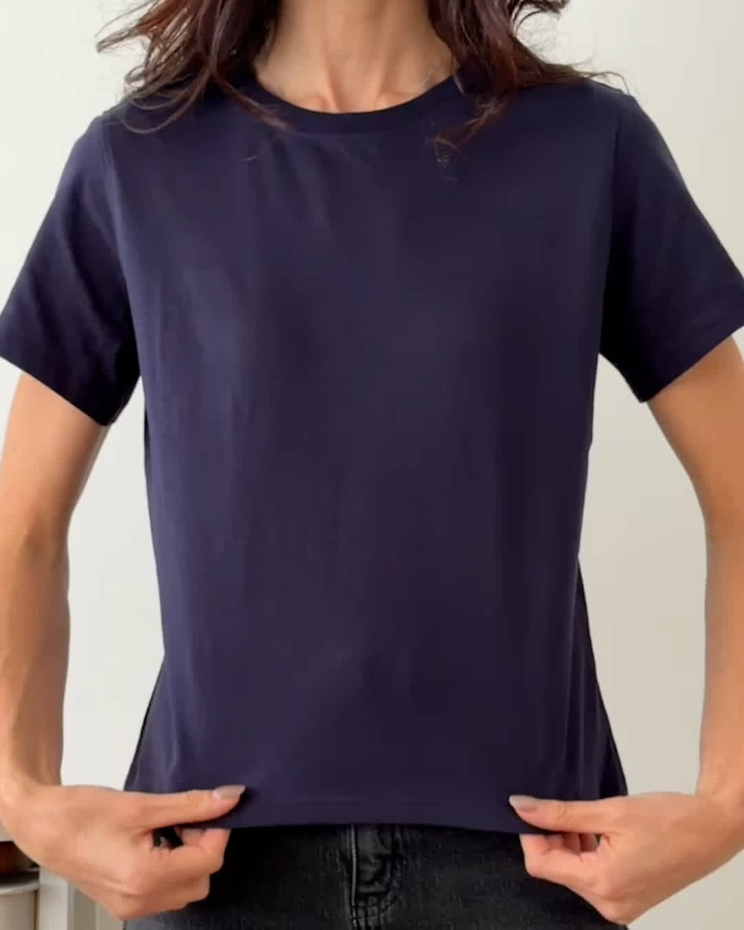 100% Organic Cotton Boxy Crewneck Tee - 图片 6