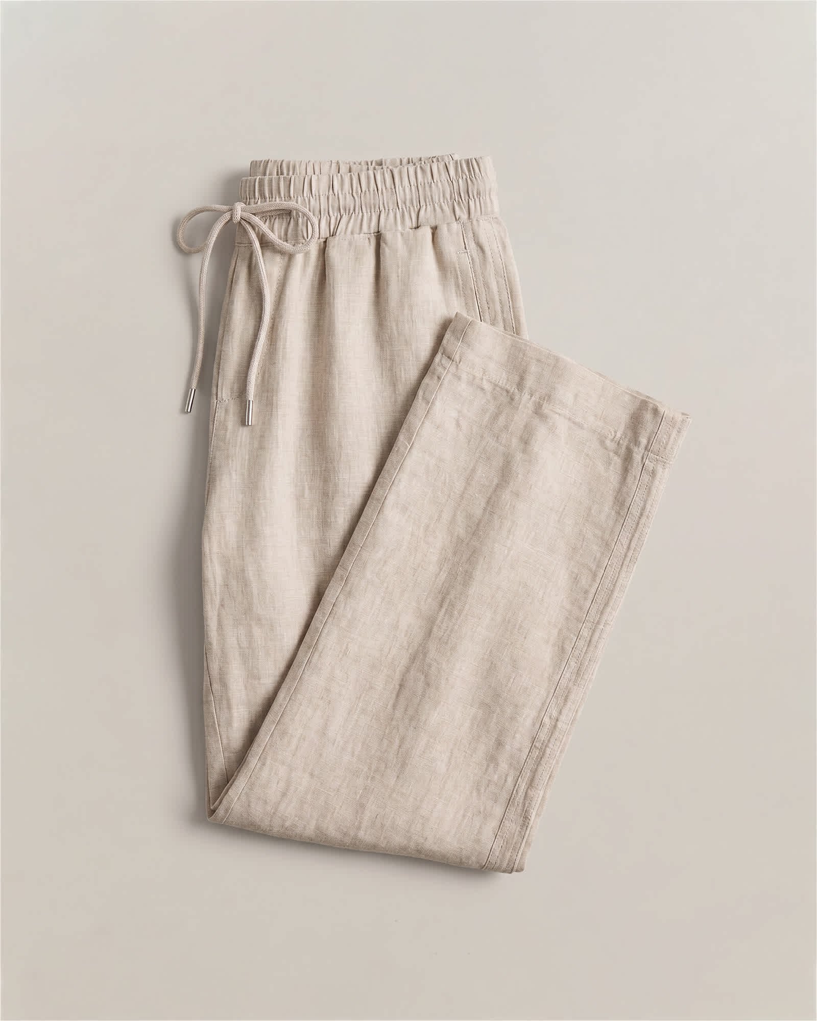 100% European Linen Wide Leg Pants