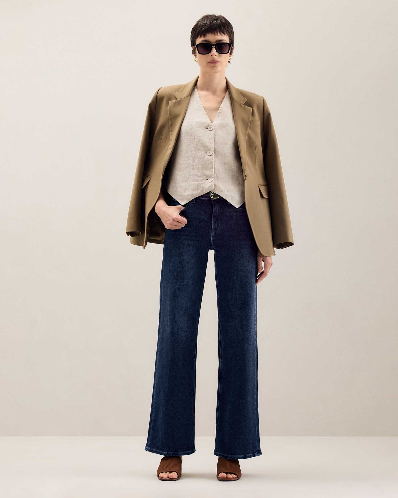 Bella Stretch Wide Leg Jeans - 图片 3