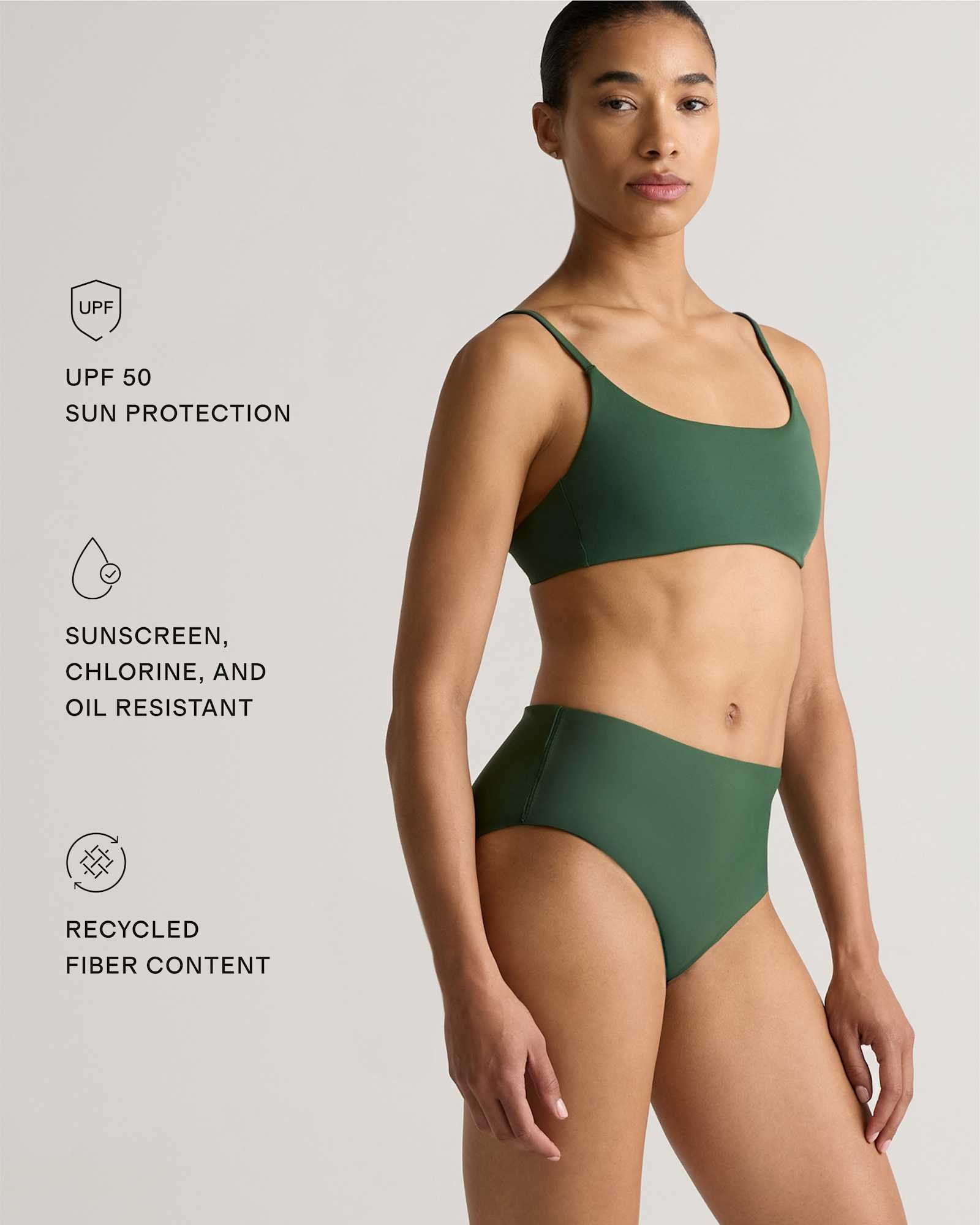 Italian Scoop Neck Bikini Top - 图片 3