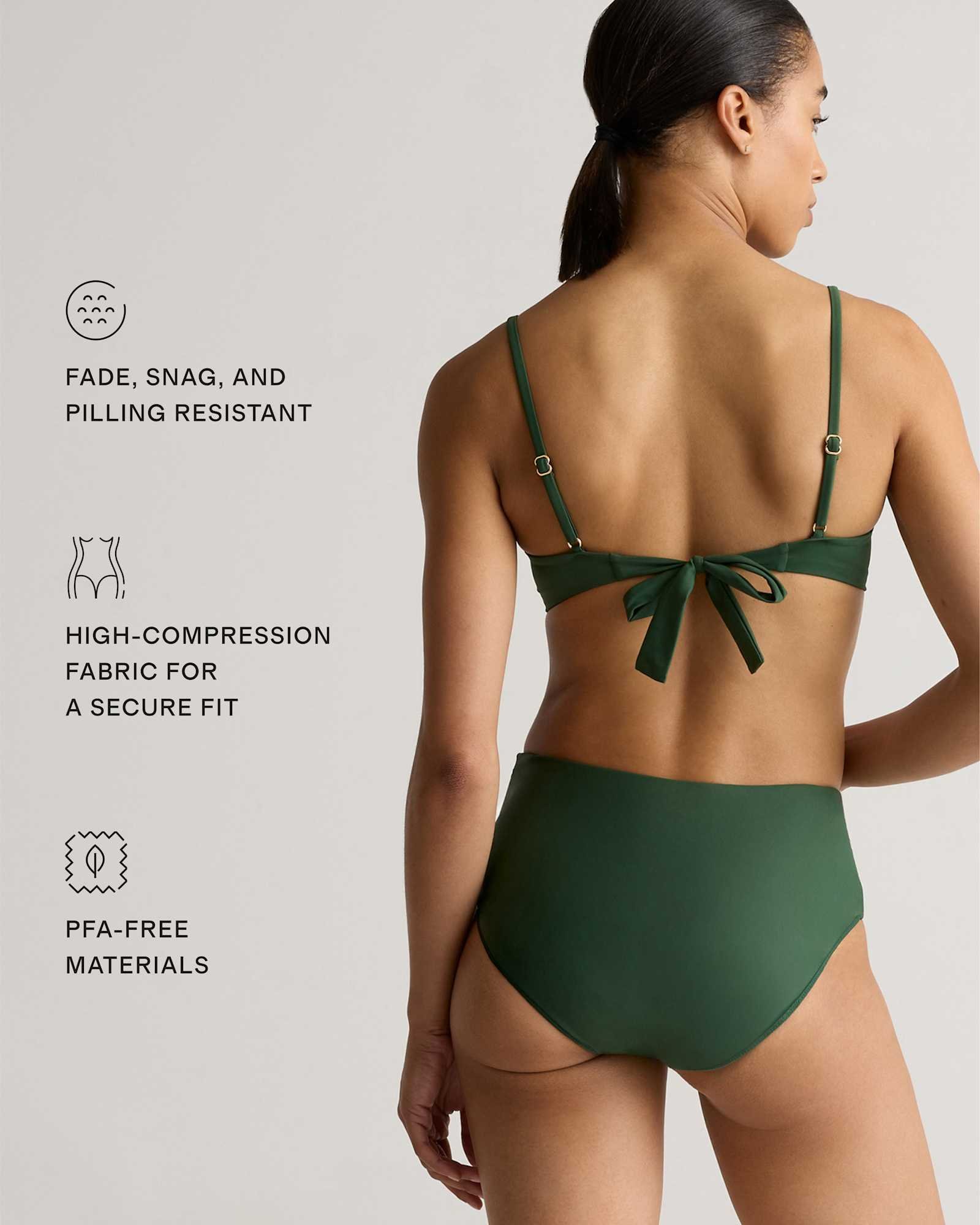 Italian Scoop Neck Bikini Top - 图片 4