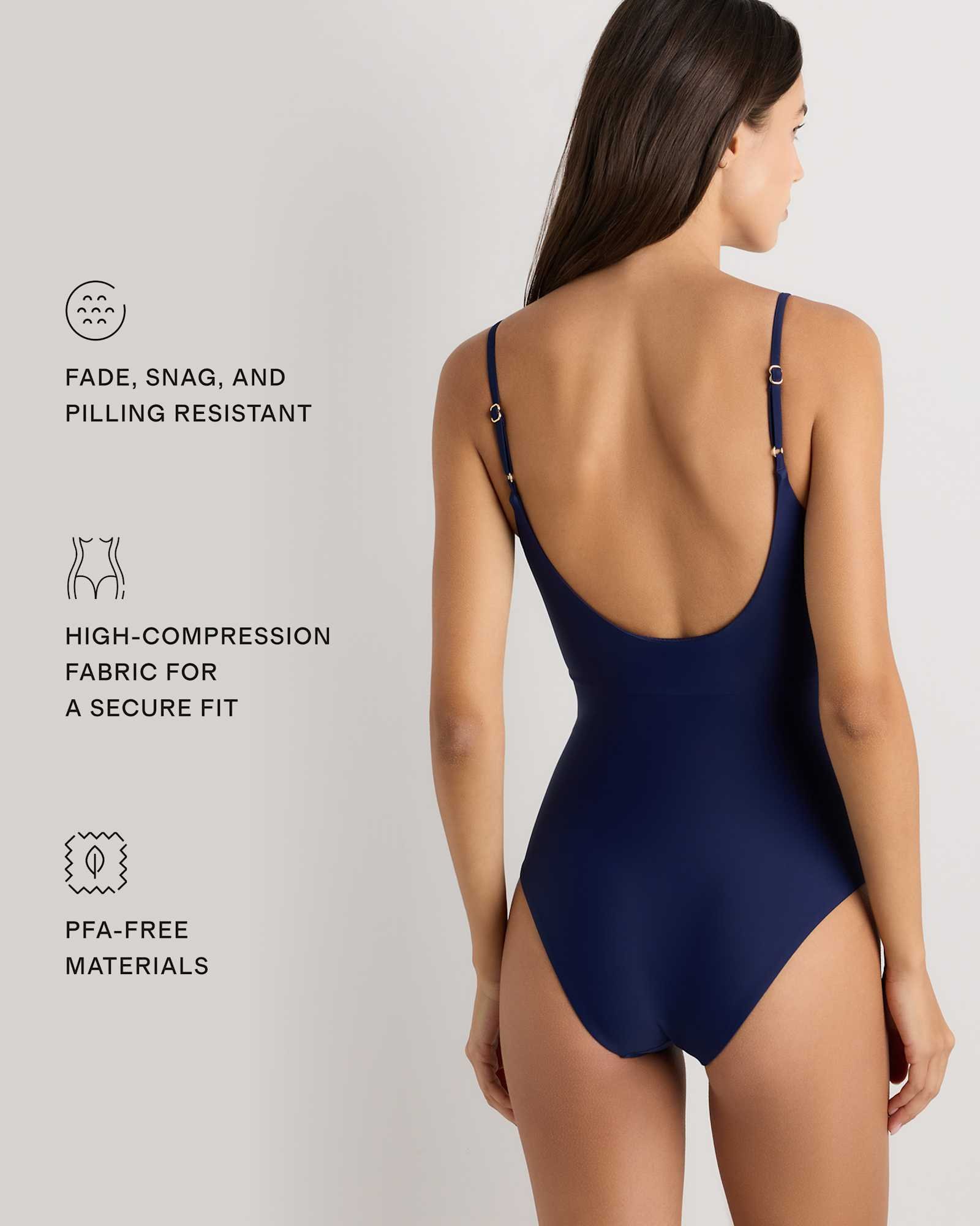 Italian Cut-Out One-Piece Swimsuit - 图片 4