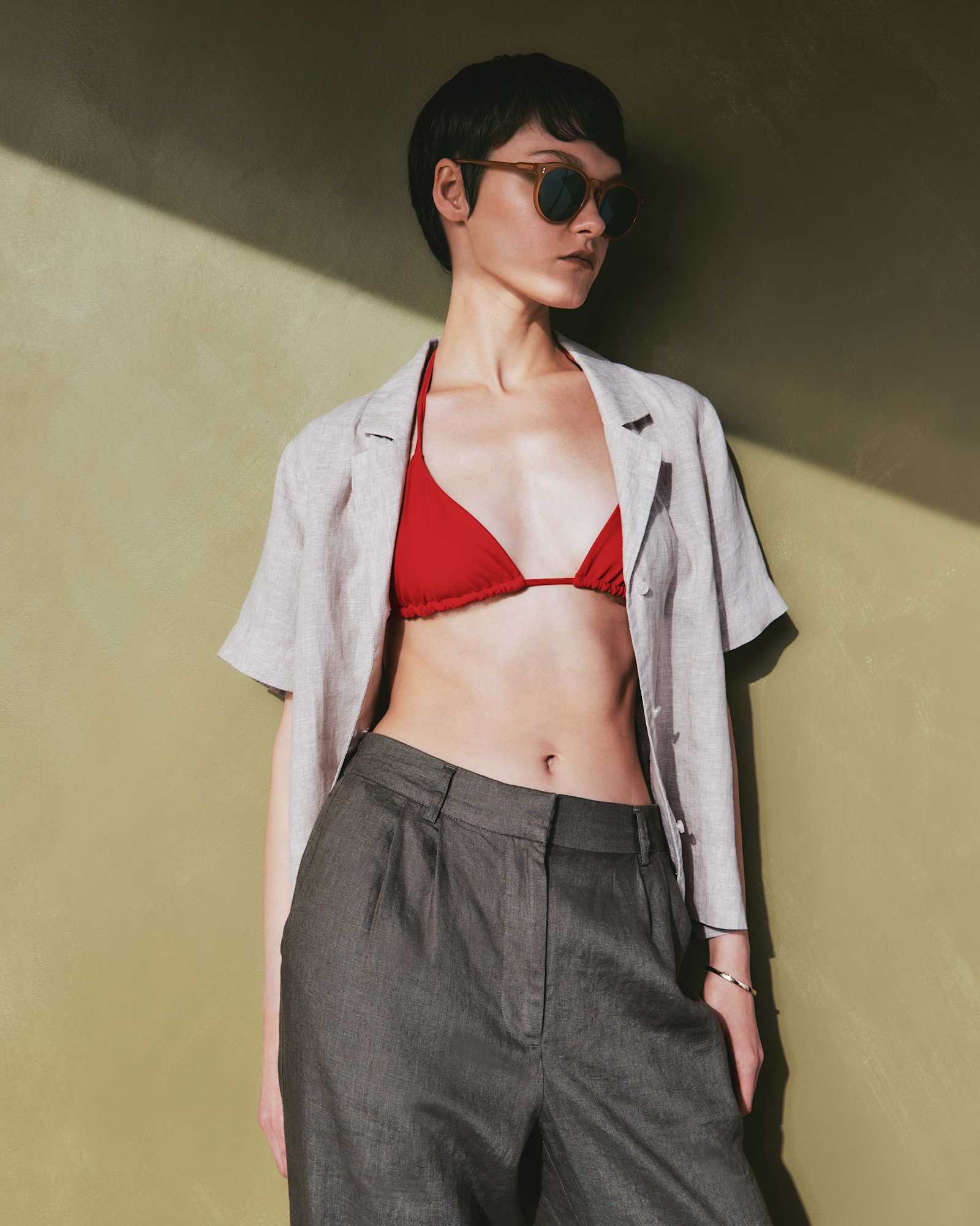 Italian Triangle Bikini Top
