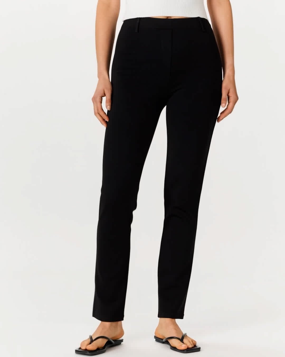 Ultra-Stretch Ponte Straight Leg Pants - Regular 30" inseam - 图片 6