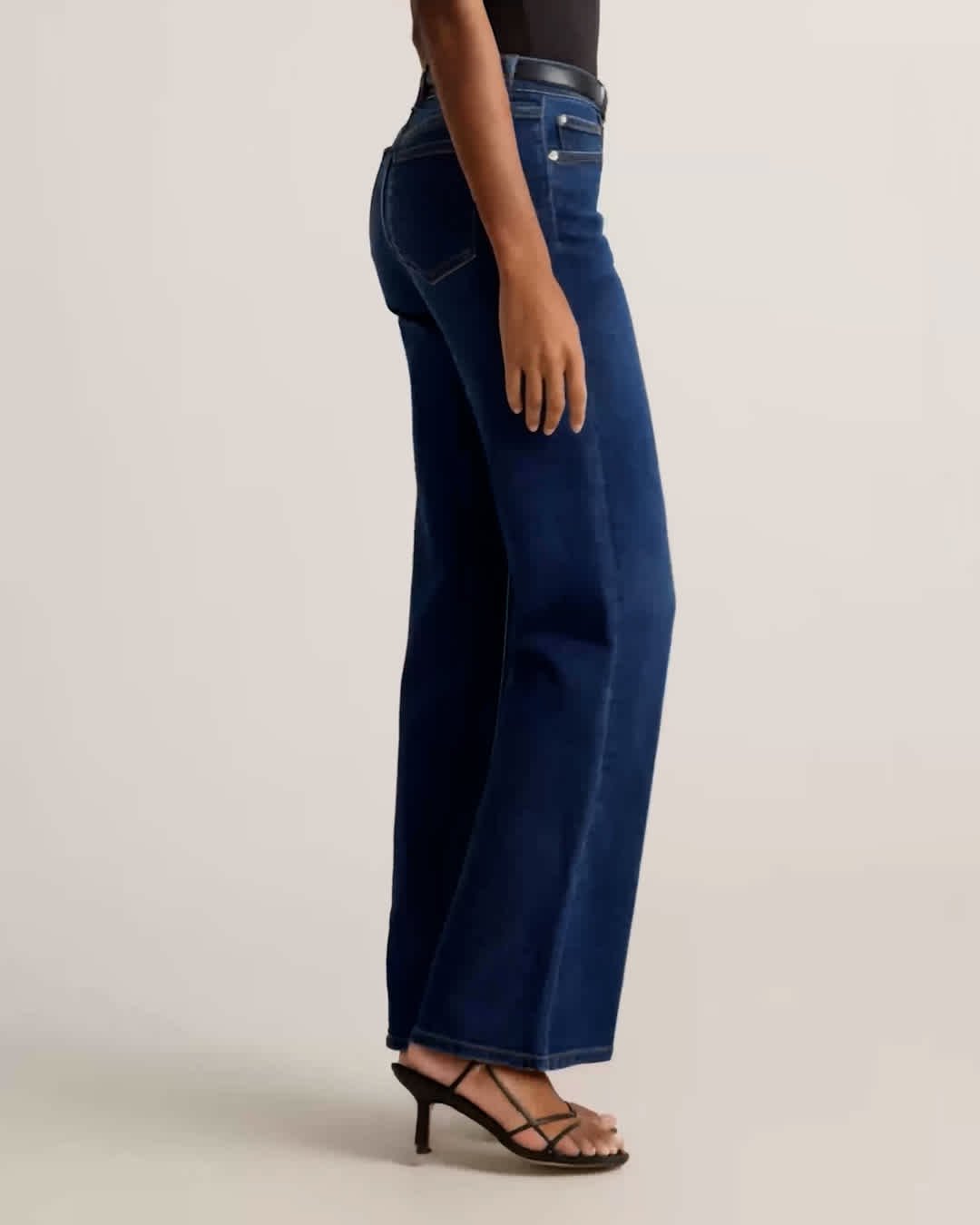 Bella Stretch Wide Leg Jeans - 图片 2