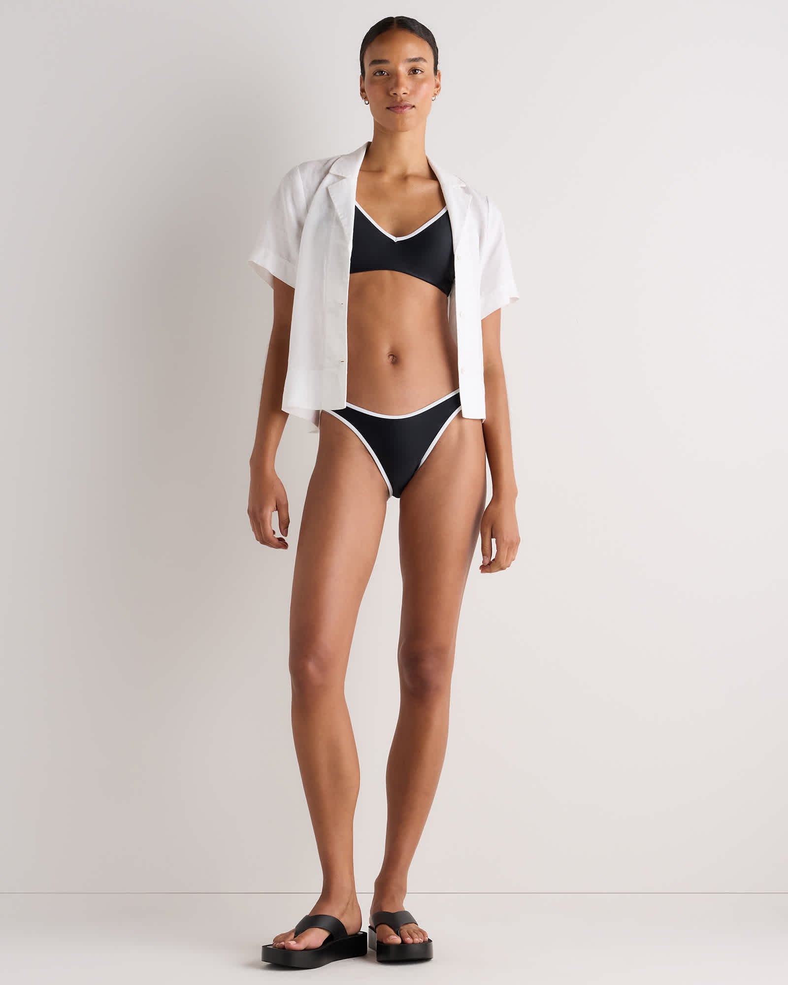 Italian High-Leg Bikini Bottom - 图片 2