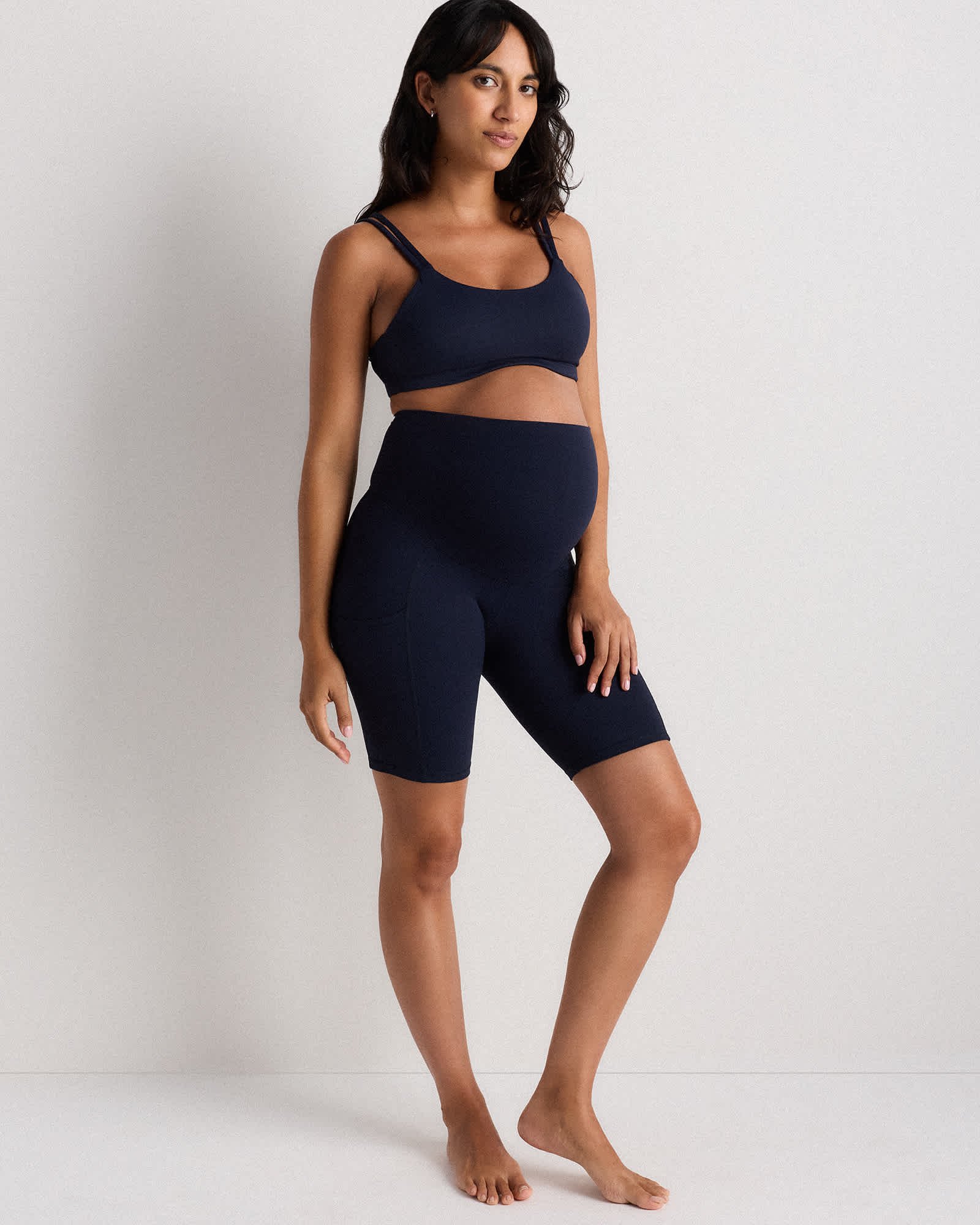 Ultra-Form Maternity Pocket Bike Short 9" - 图片 4