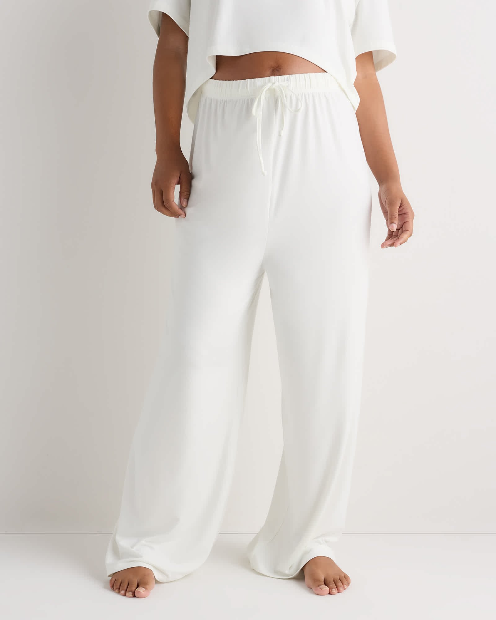 Smooth Stretch Wide Leg Lounge Pant - Maternity