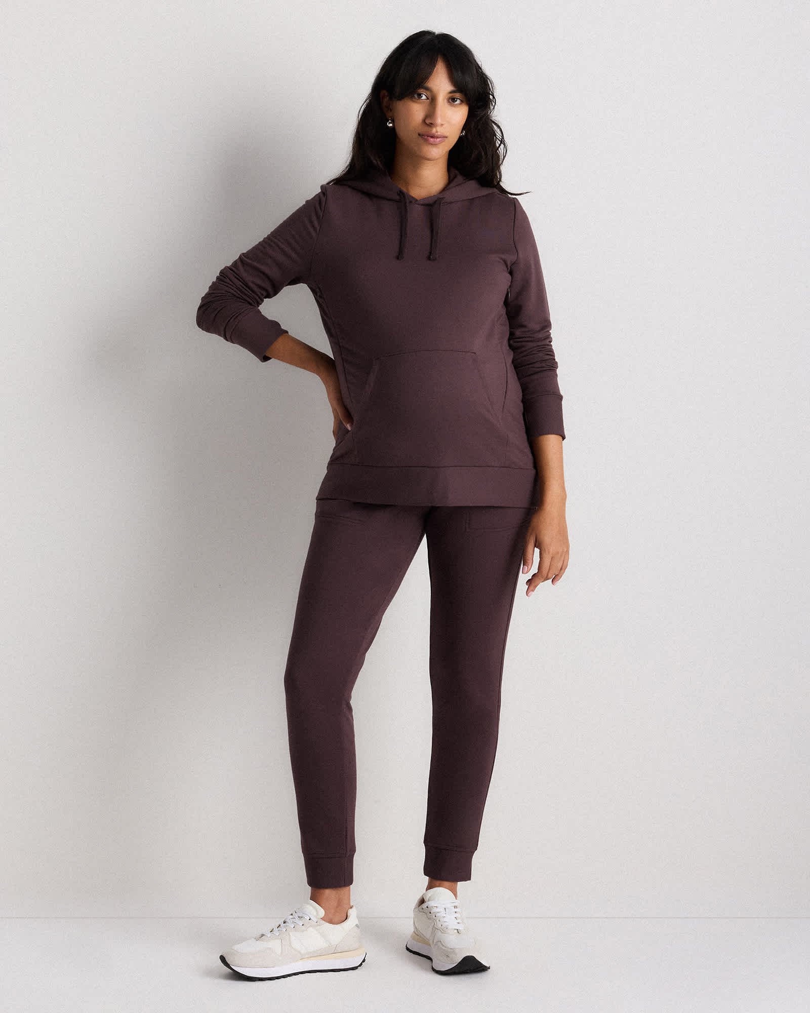 SuperSoft Fleece Maternity & Nursing Hoodie - 图片 2