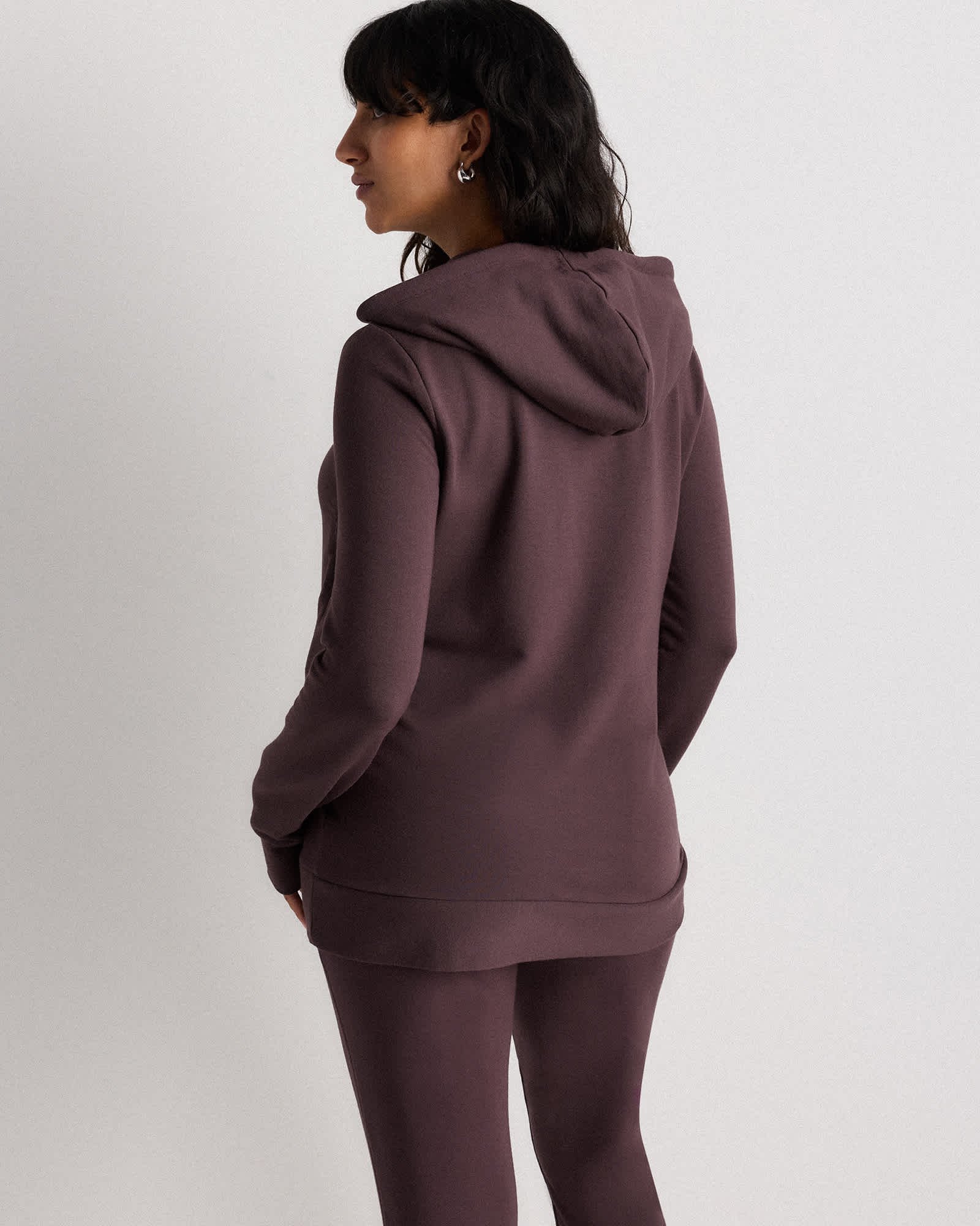 SuperSoft Fleece Maternity & Nursing Hoodie - 图片 4