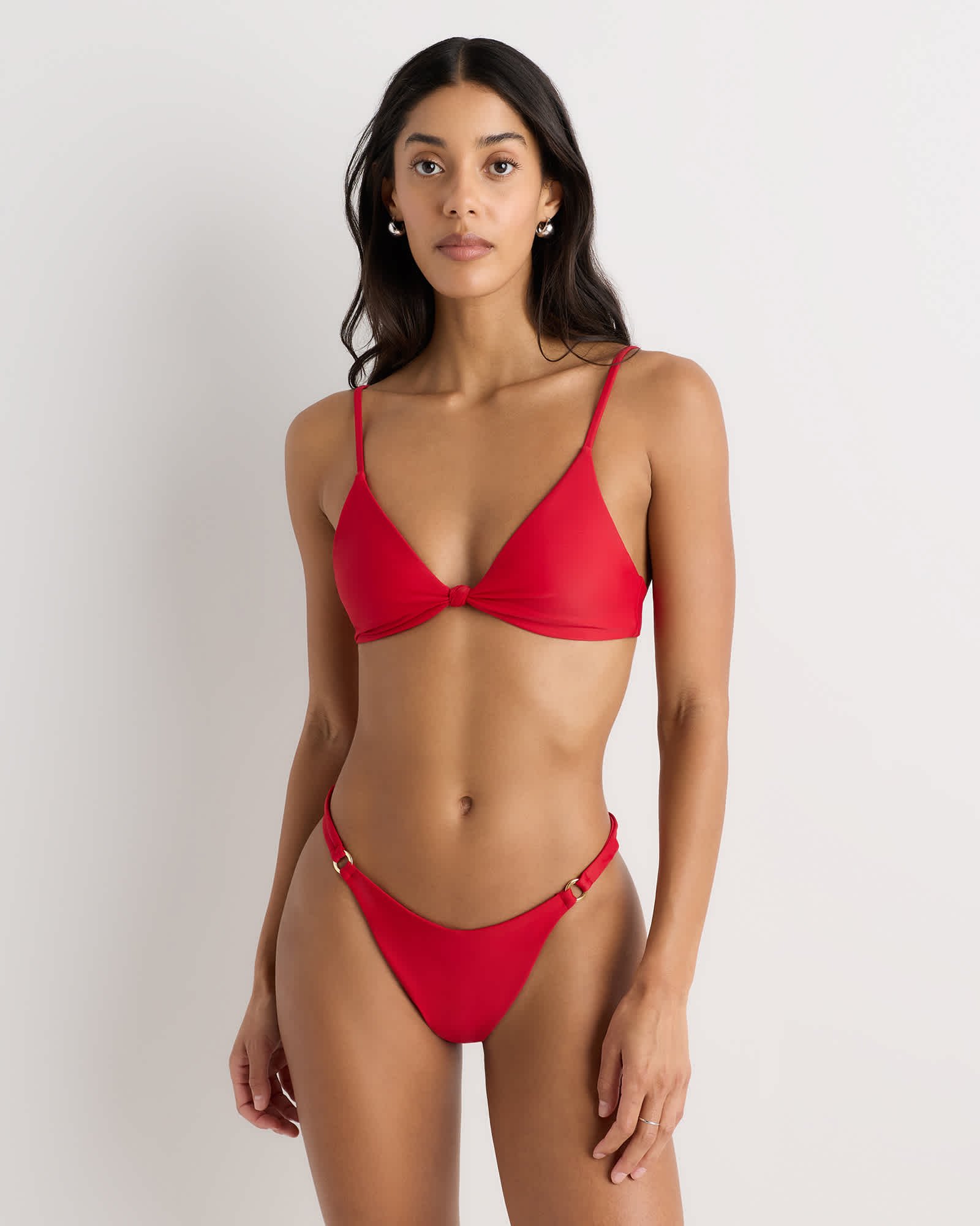 Italian High-Leg Ring Bikini Bottom - 图片 5