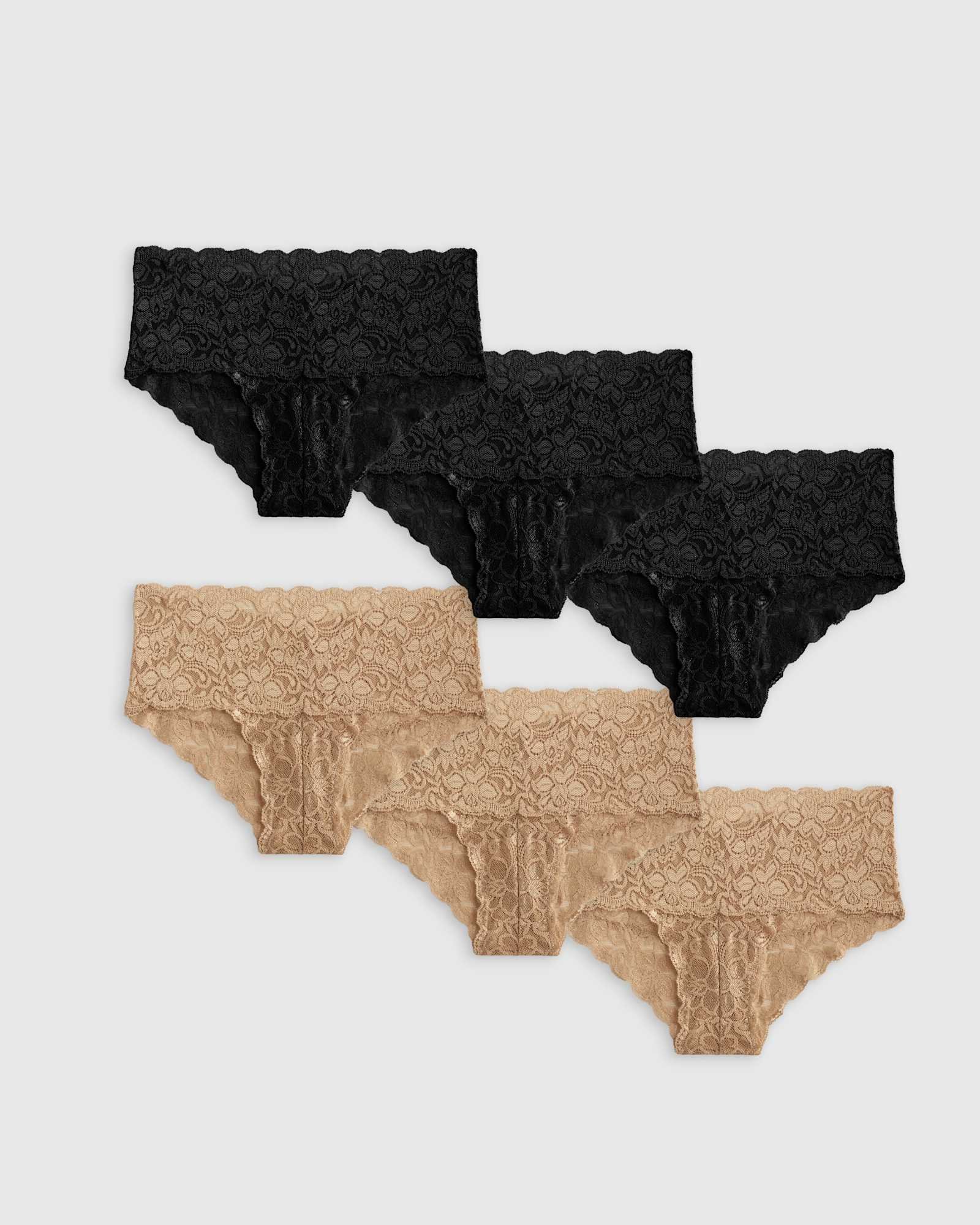 Stretch Lace Cheeky Brief (6-pack) - 图片 2