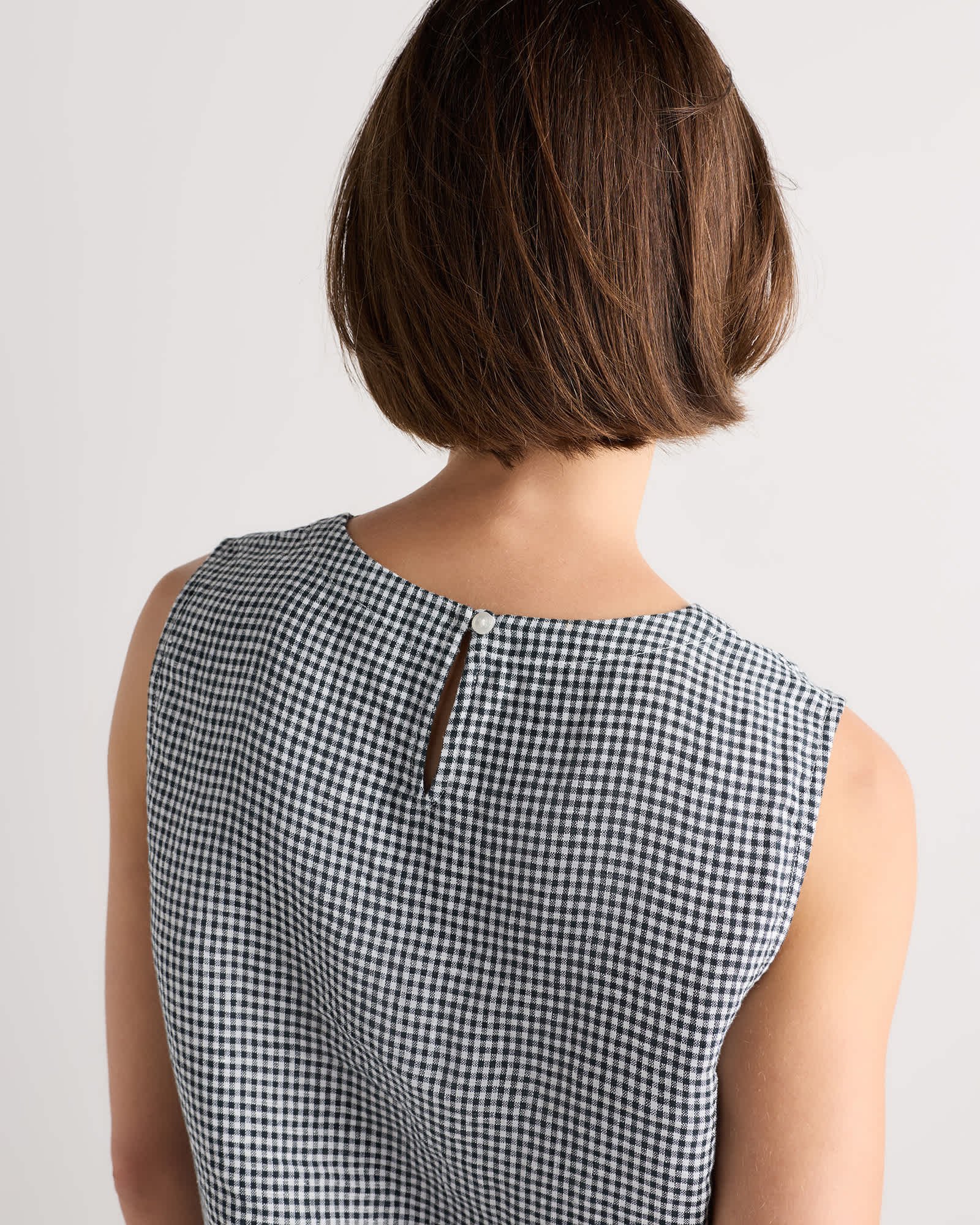 100% European Linen Tank - 图片 6