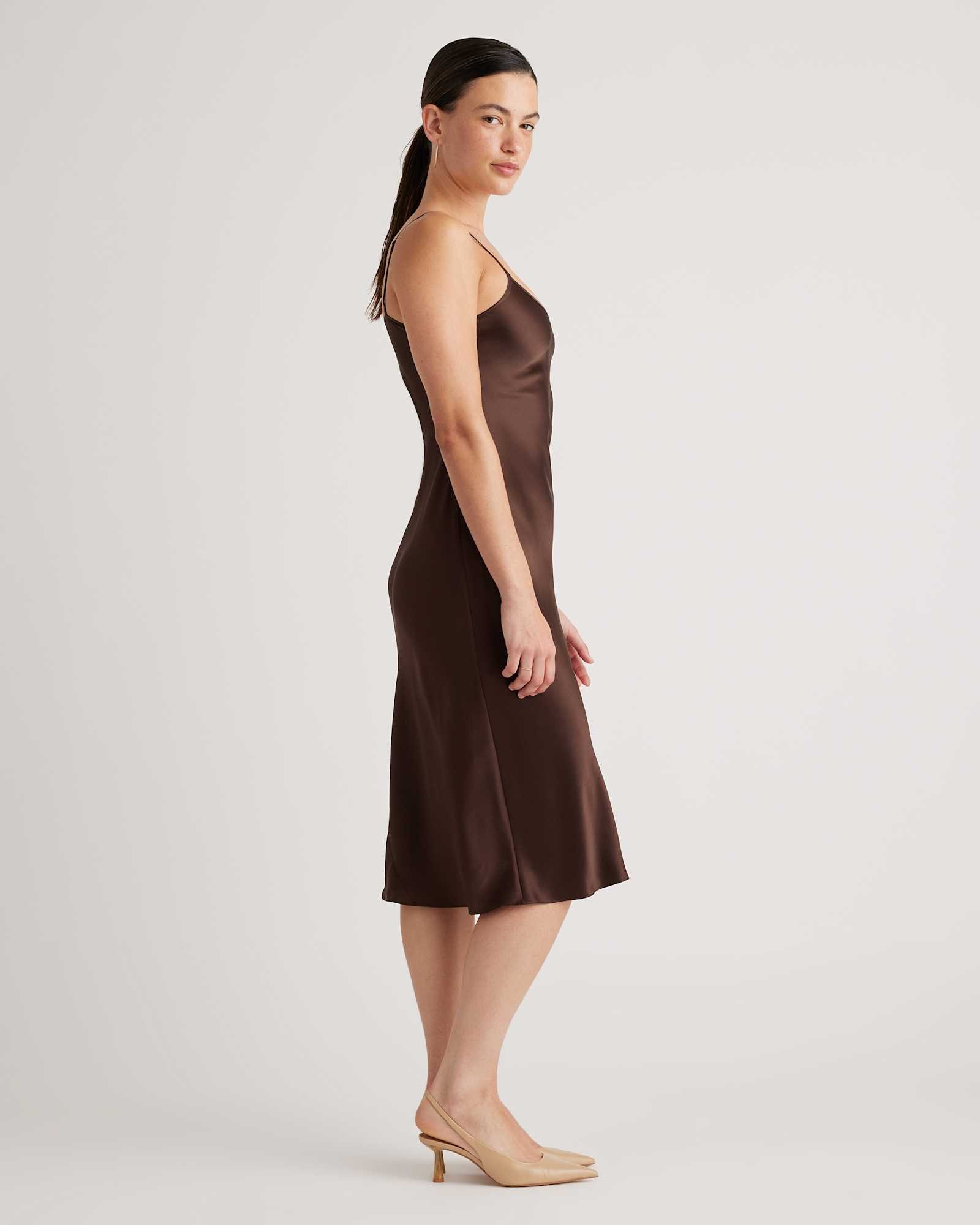 100% Washable Silk Slip Dress - 图片 2