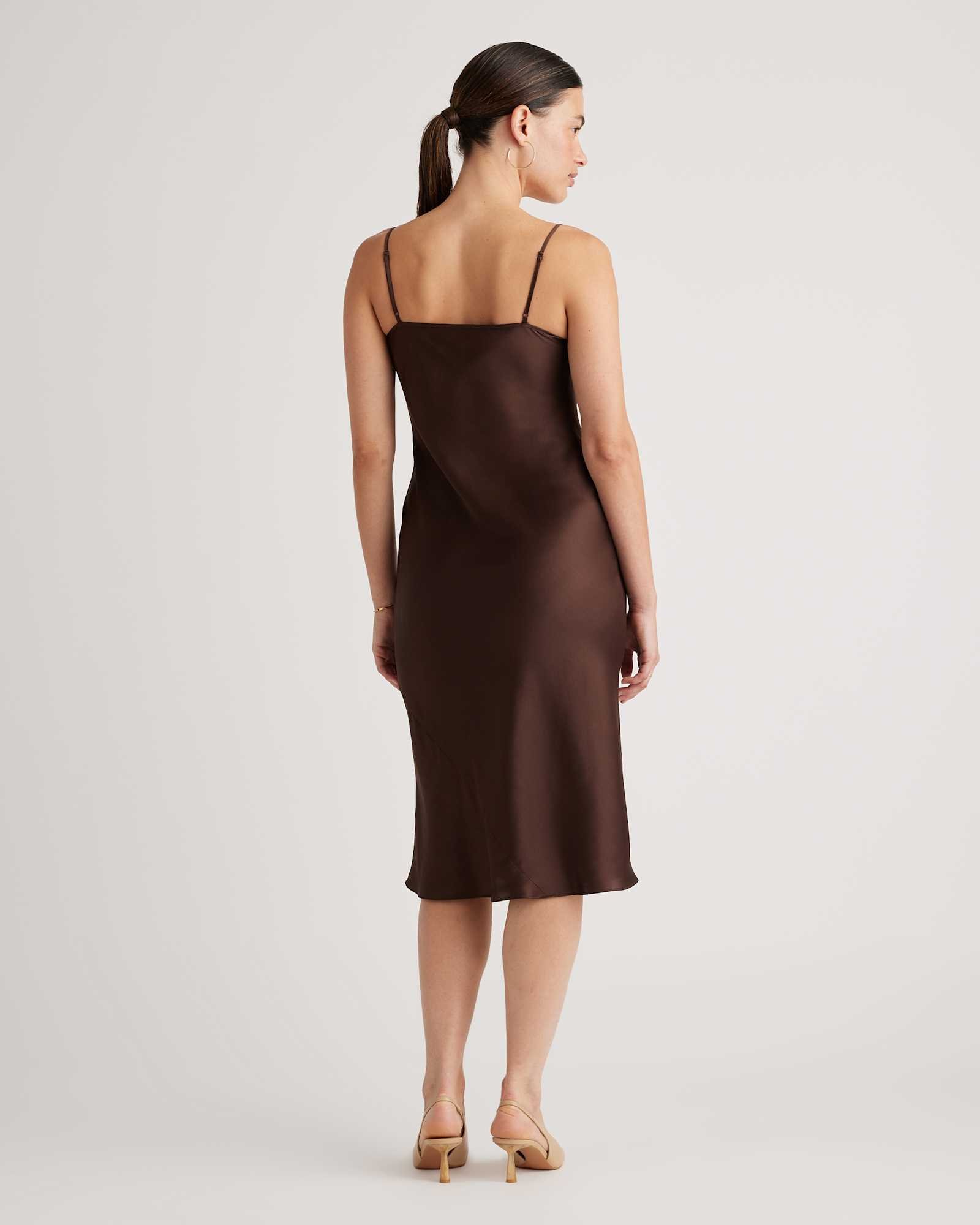100% Washable Silk Slip Dress - 图片 4