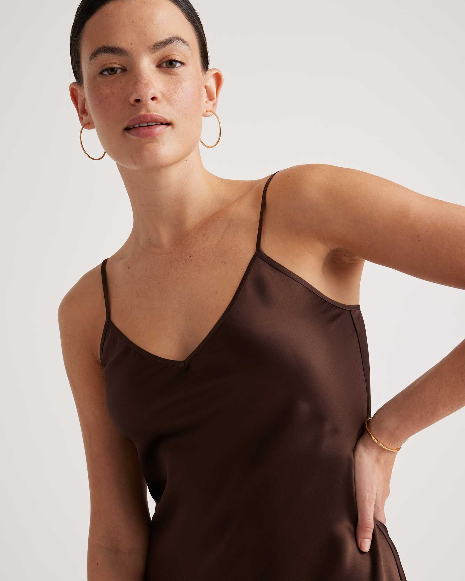 100% Washable Silk Slip Dress - 图片 3