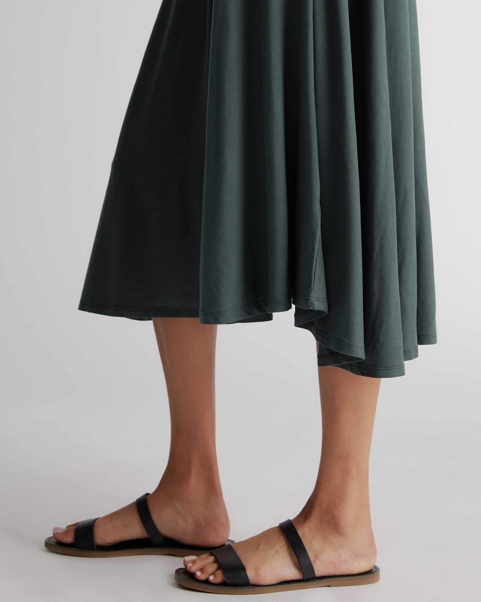Tencel Jersey Fit & Flare Dress - 图片 7