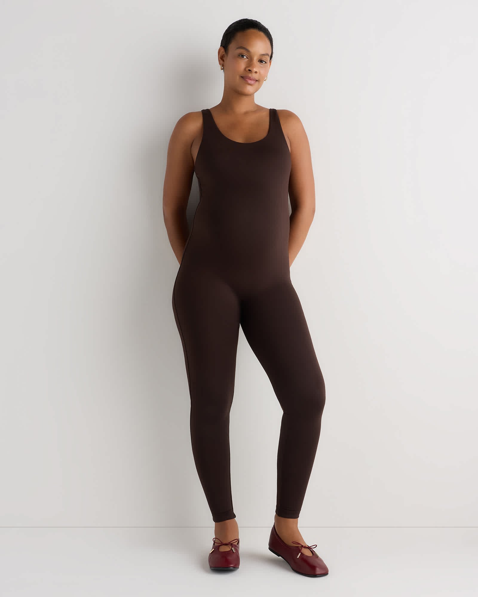 Smooth Stretch Maternity Jumpsuit - Maternity