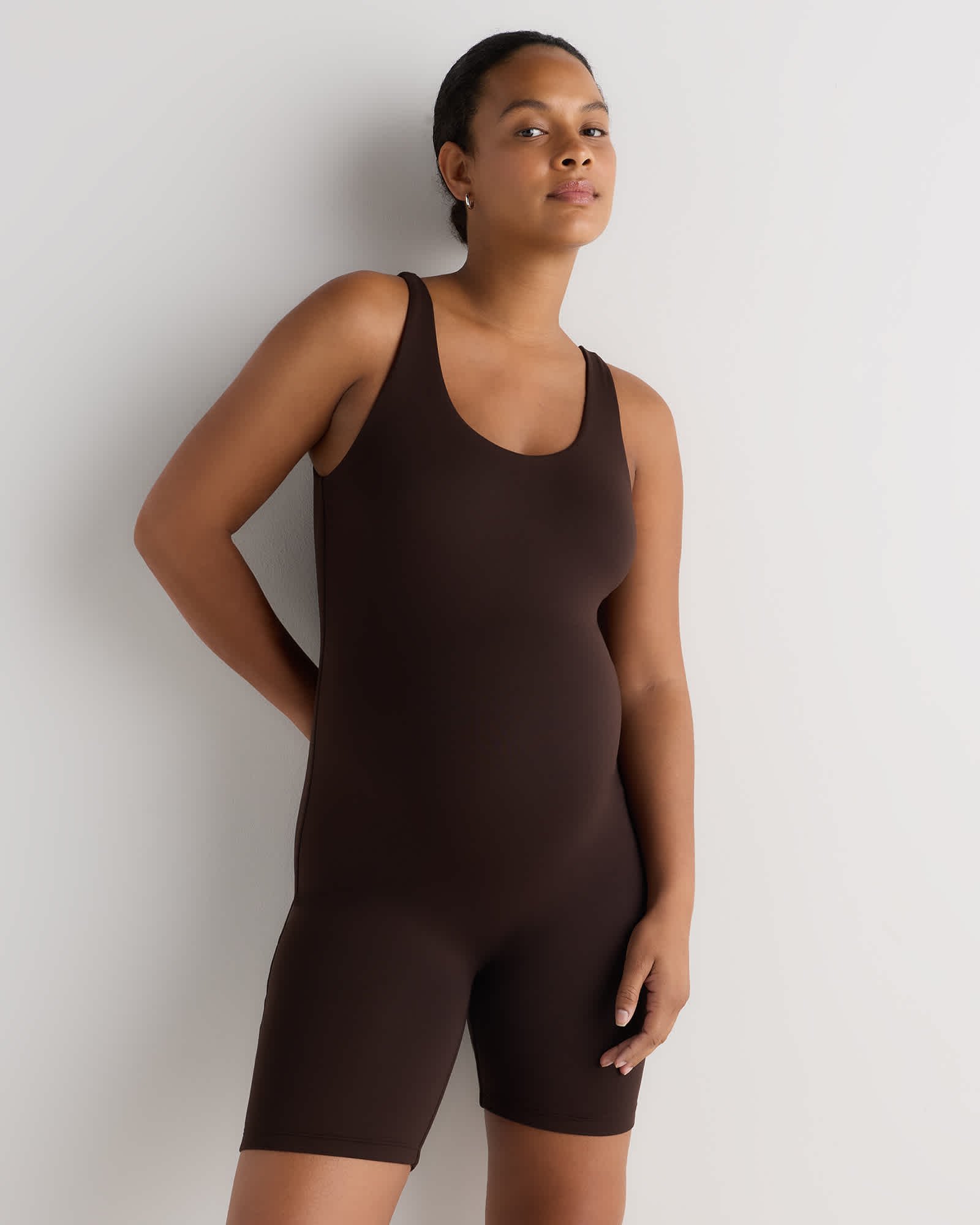 Smooth Stretch Maternity Romper - Maternity