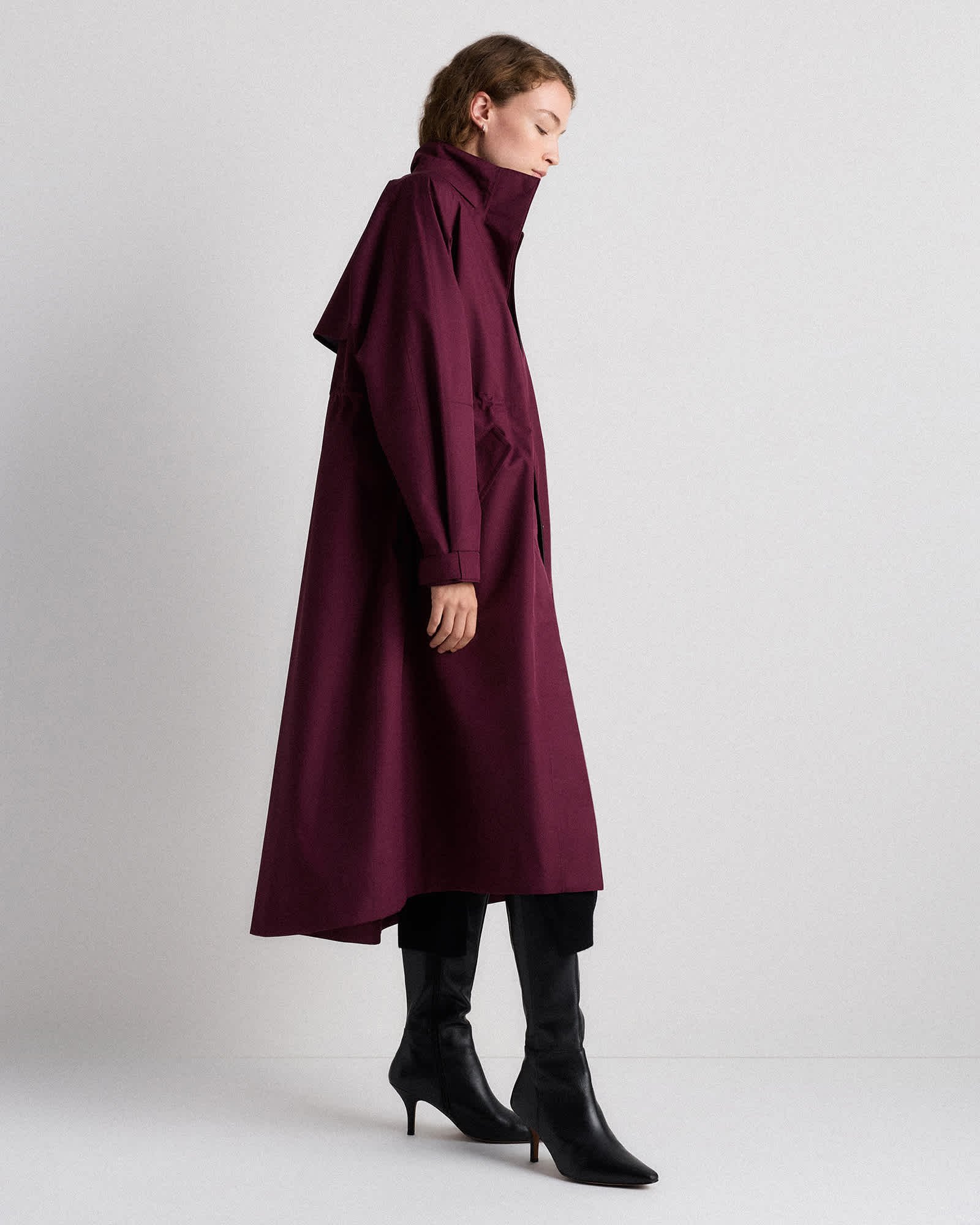Weather Proof Rain Trench Coat - 图片 4