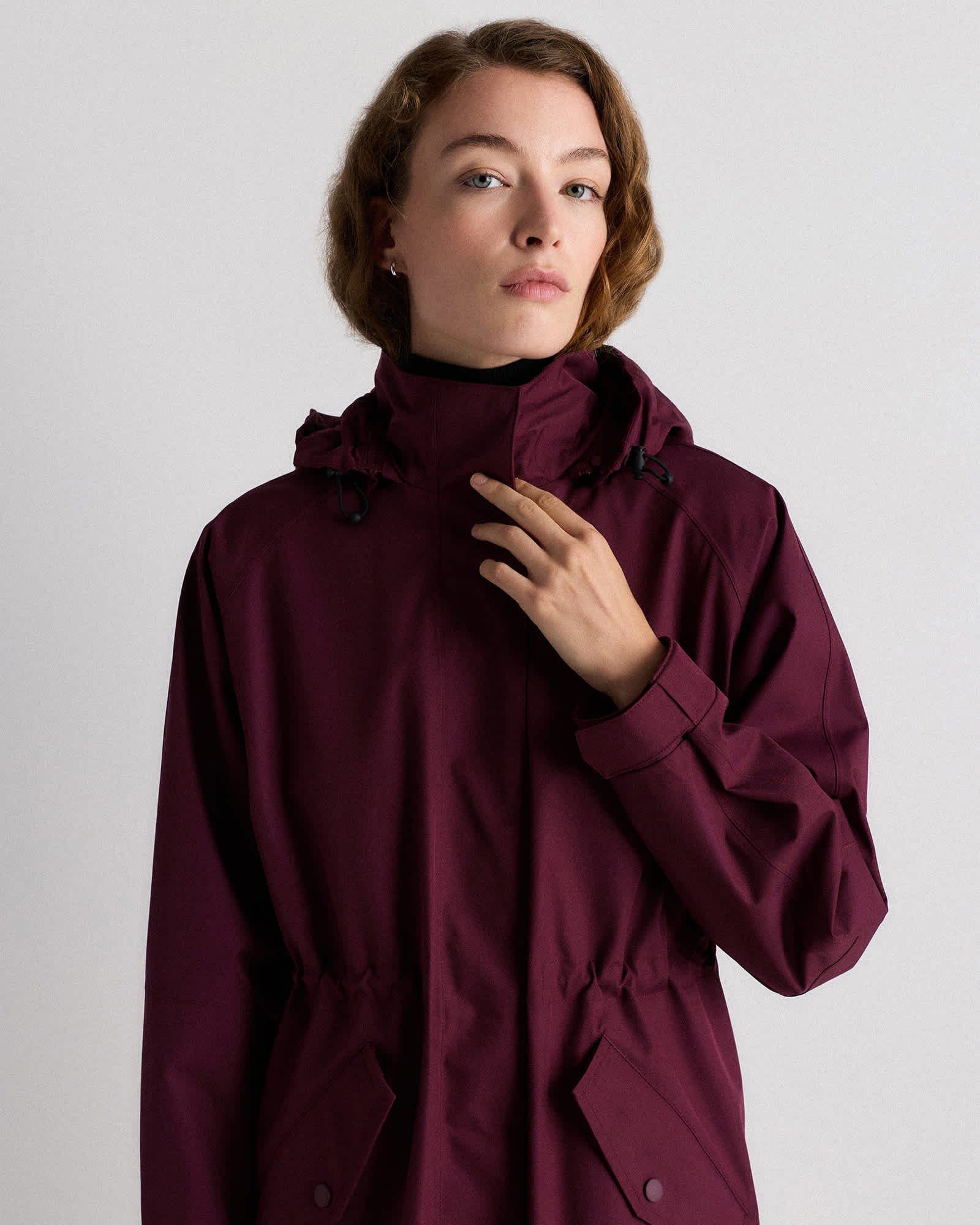 Weather Proof Rain Trench Coat - 图片 5