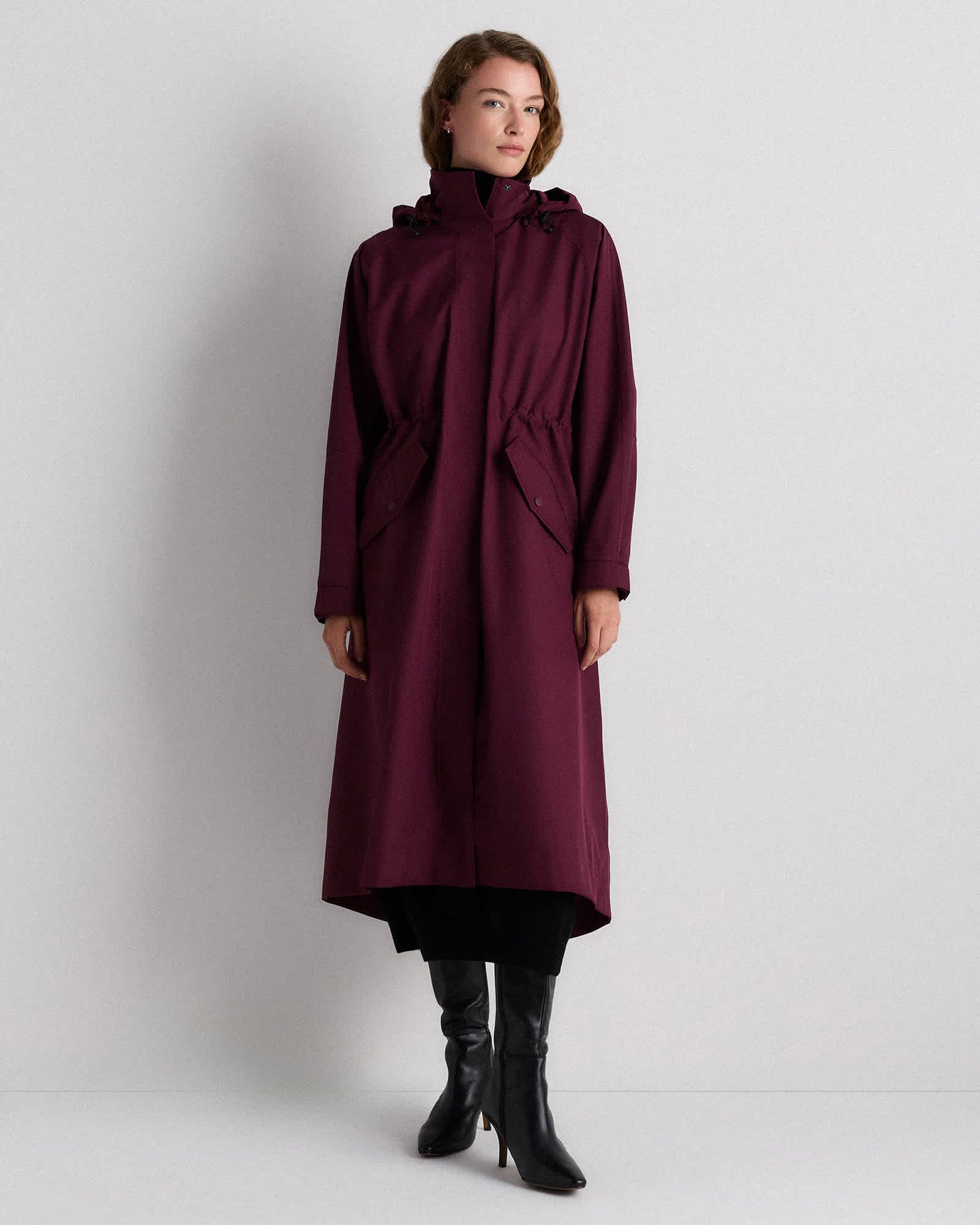 Weather Proof Rain Trench Coat - 图片 7