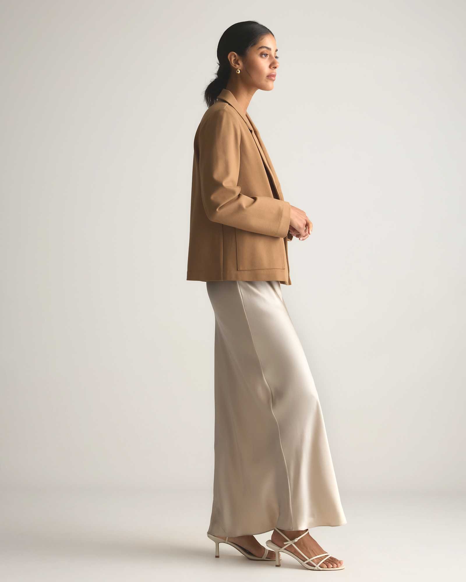 Ultra-Stretch Ponte Open Blazer - 图片 5