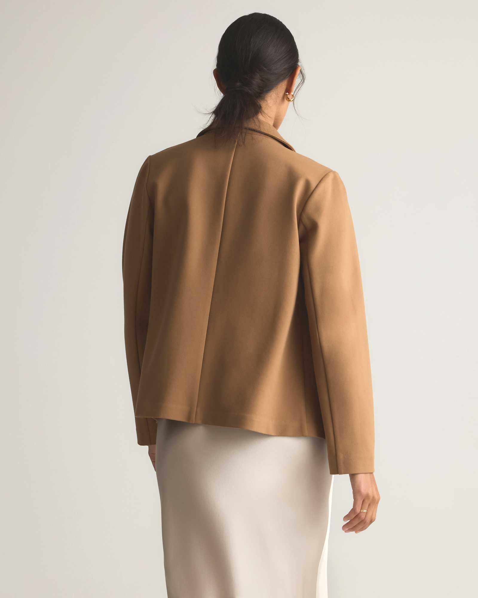 Ultra-Stretch Ponte Open Blazer - 图片 6