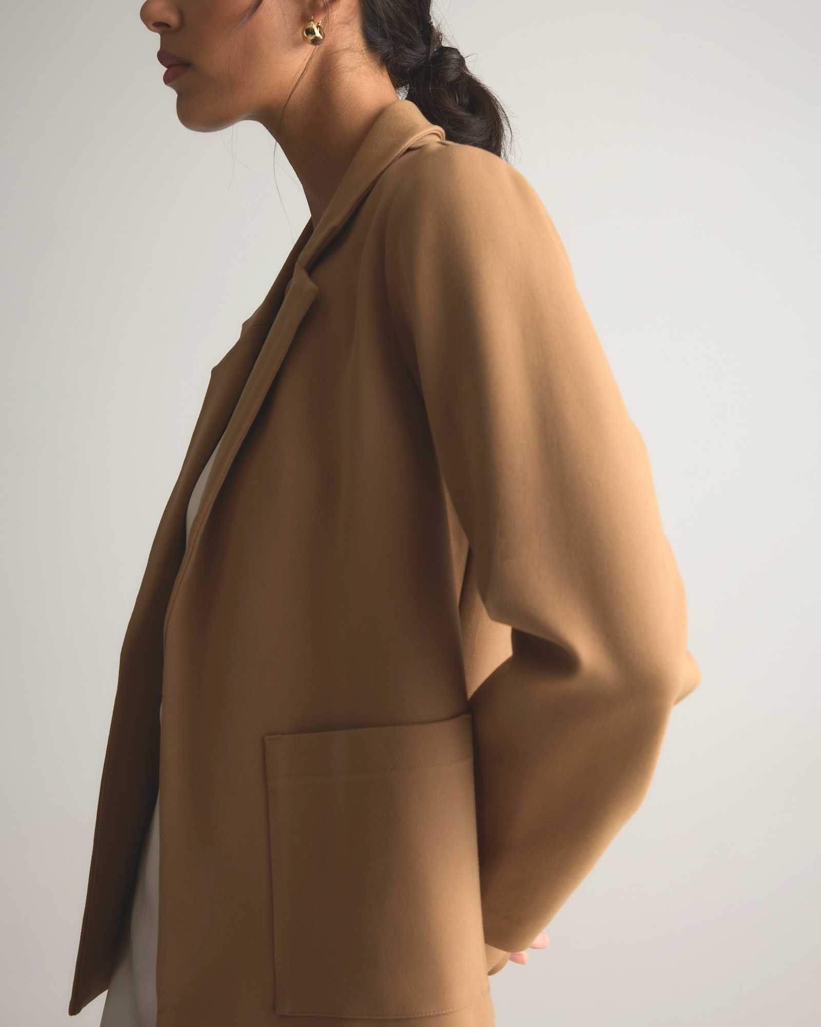 Ultra-Stretch Ponte Open Blazer - 图片 3