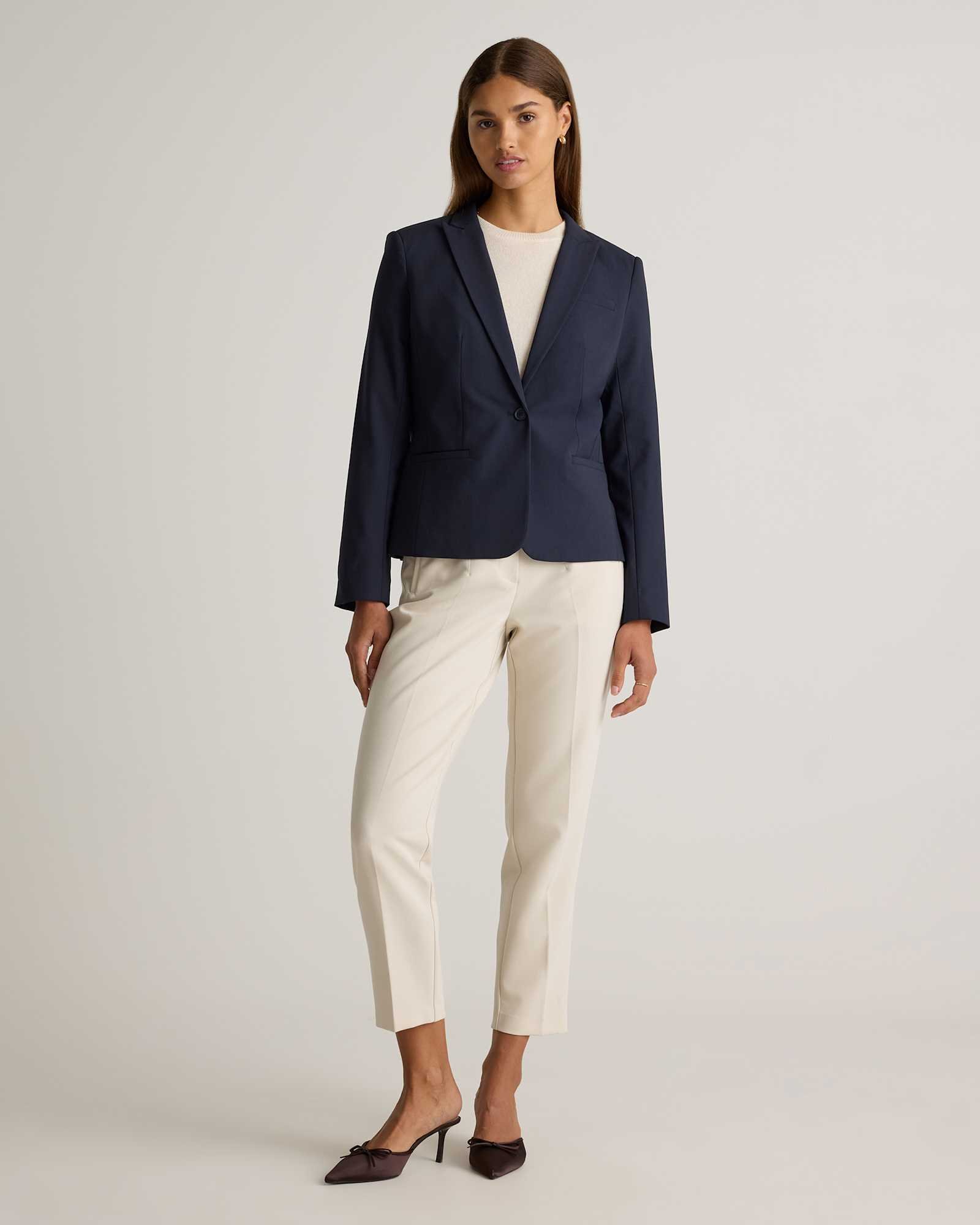 Italian Wool Tailored Blazer - 图片 4
