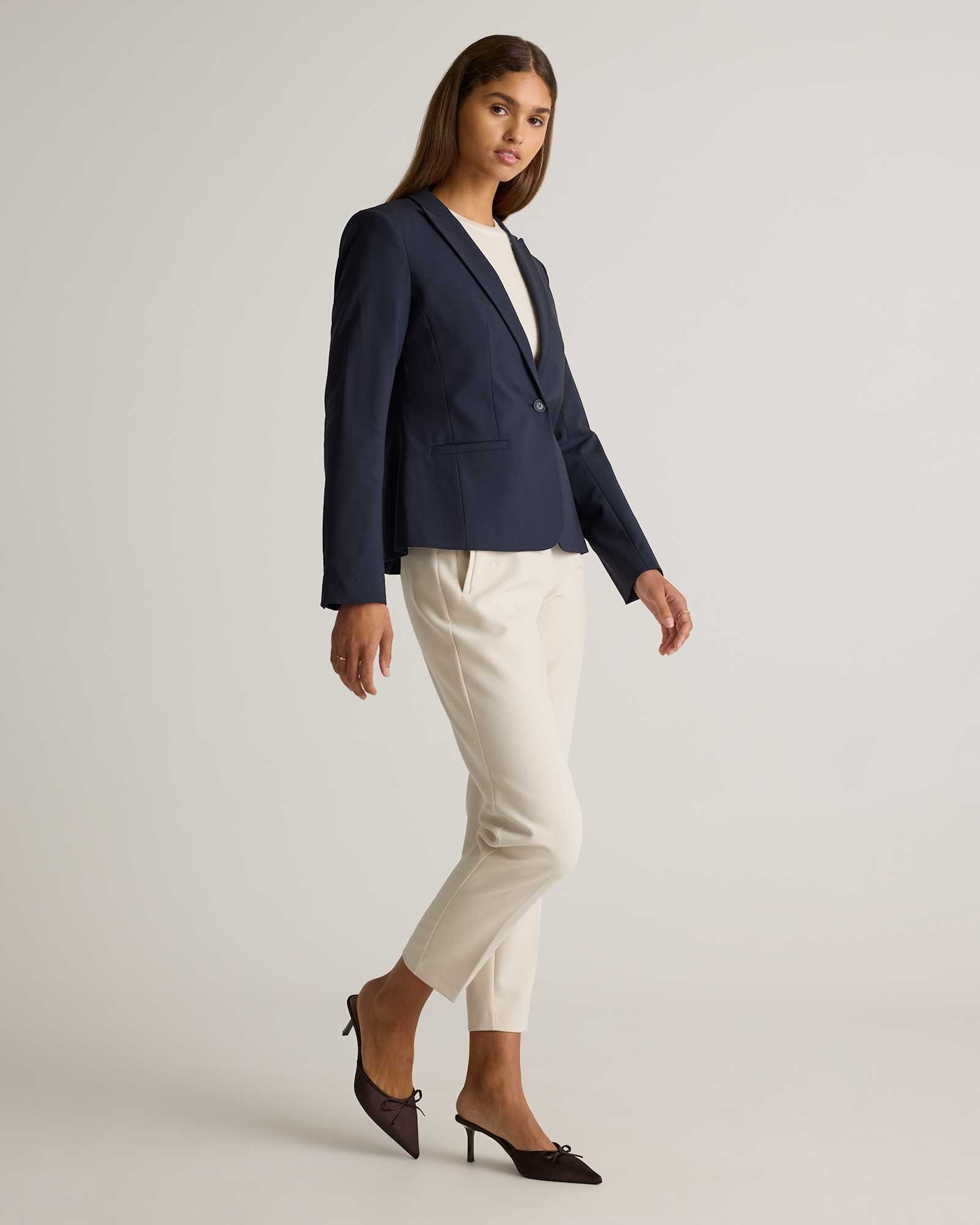 Italian Wool Tailored Blazer - 图片 6