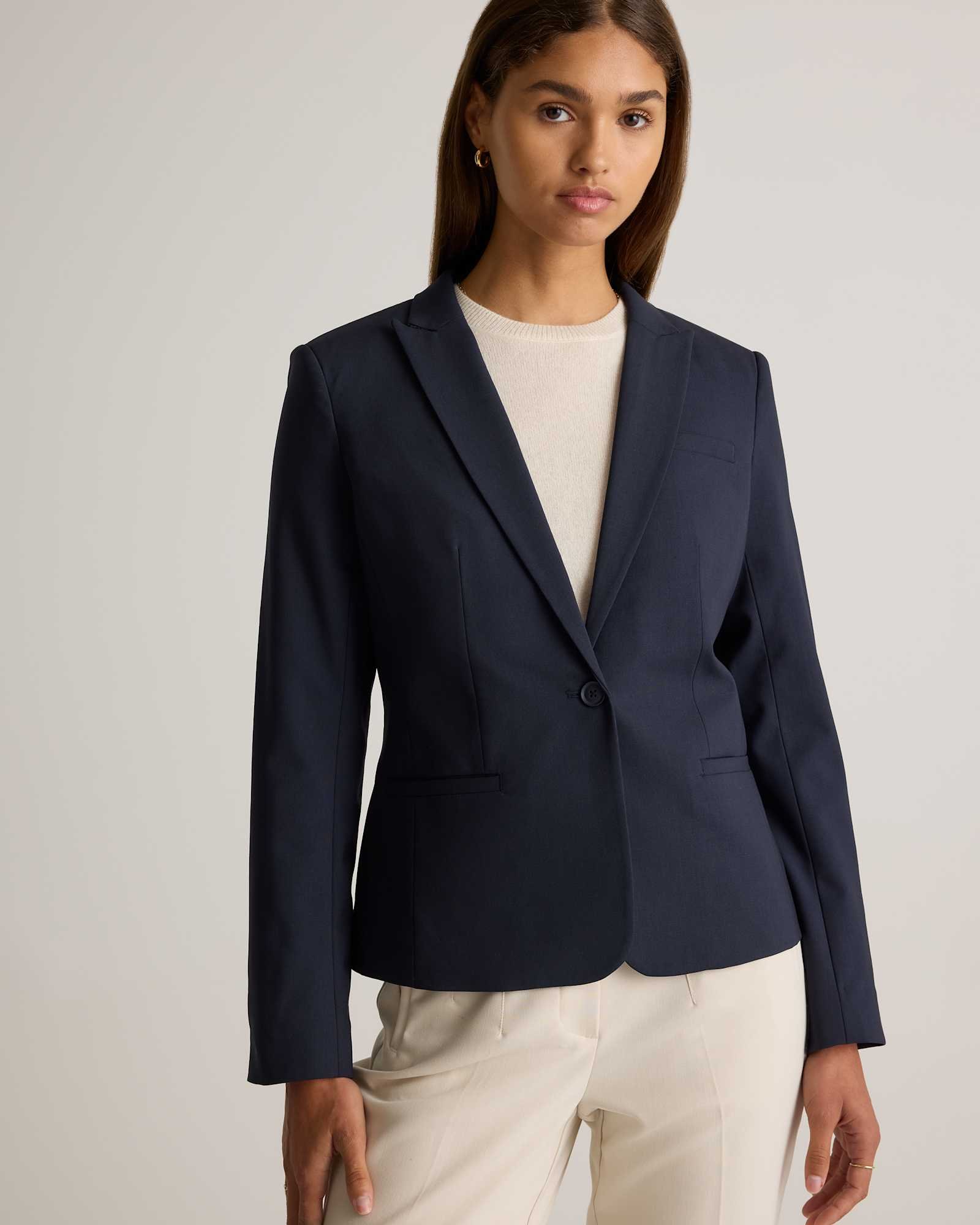 Italian Wool Tailored Blazer - 图片 7
