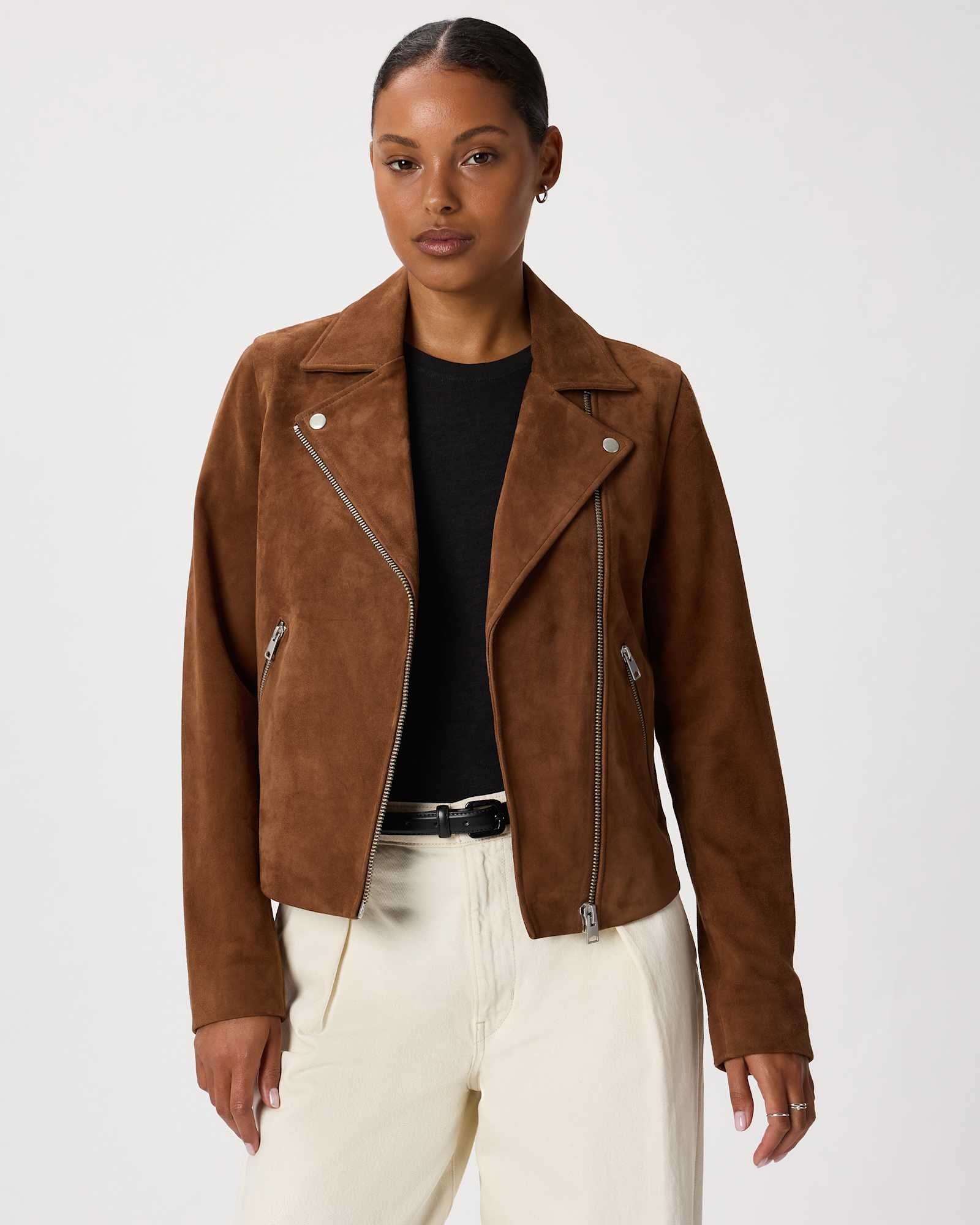 100% Suede Motorcycle Jacket
