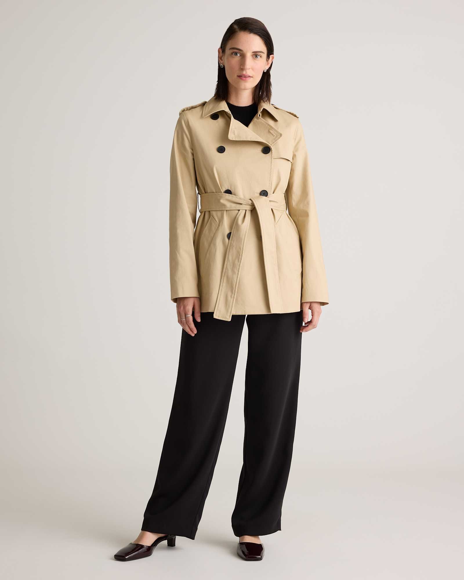 Comfort Stretch Short Trench Coat - 图片 4