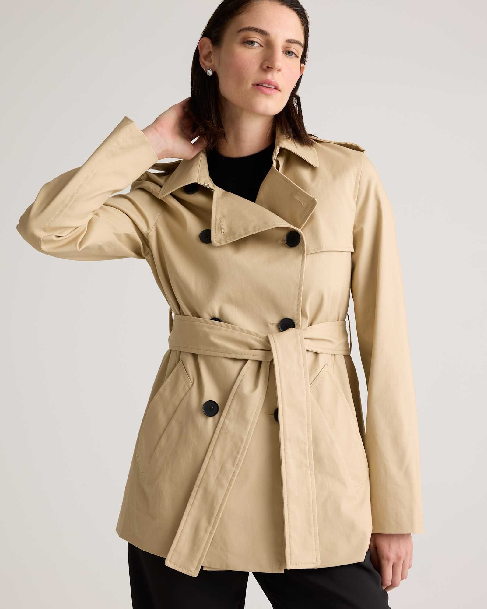 Comfort Stretch Short Trench Coat - 图片 7