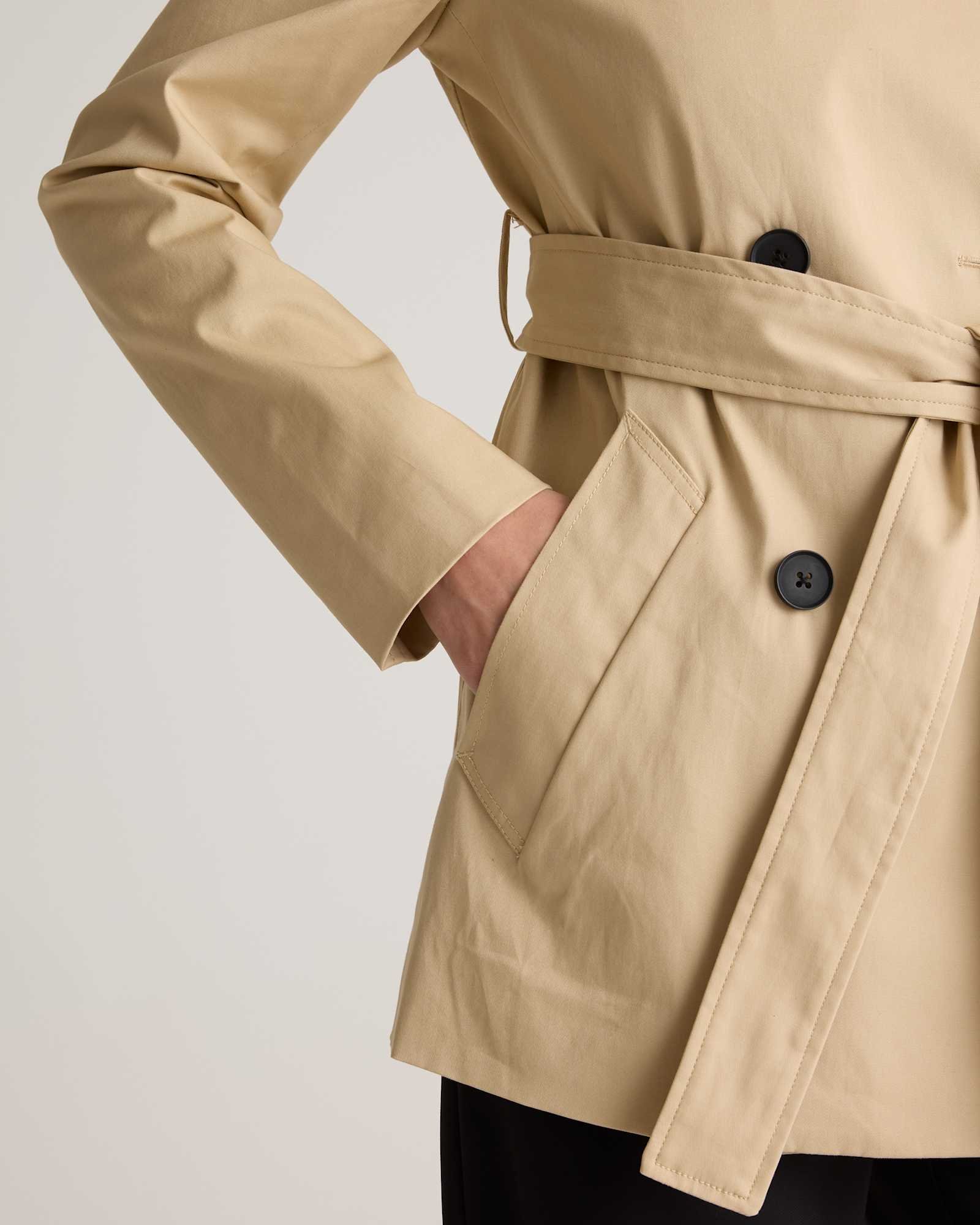 Comfort Stretch Short Trench Coat - 图片 5