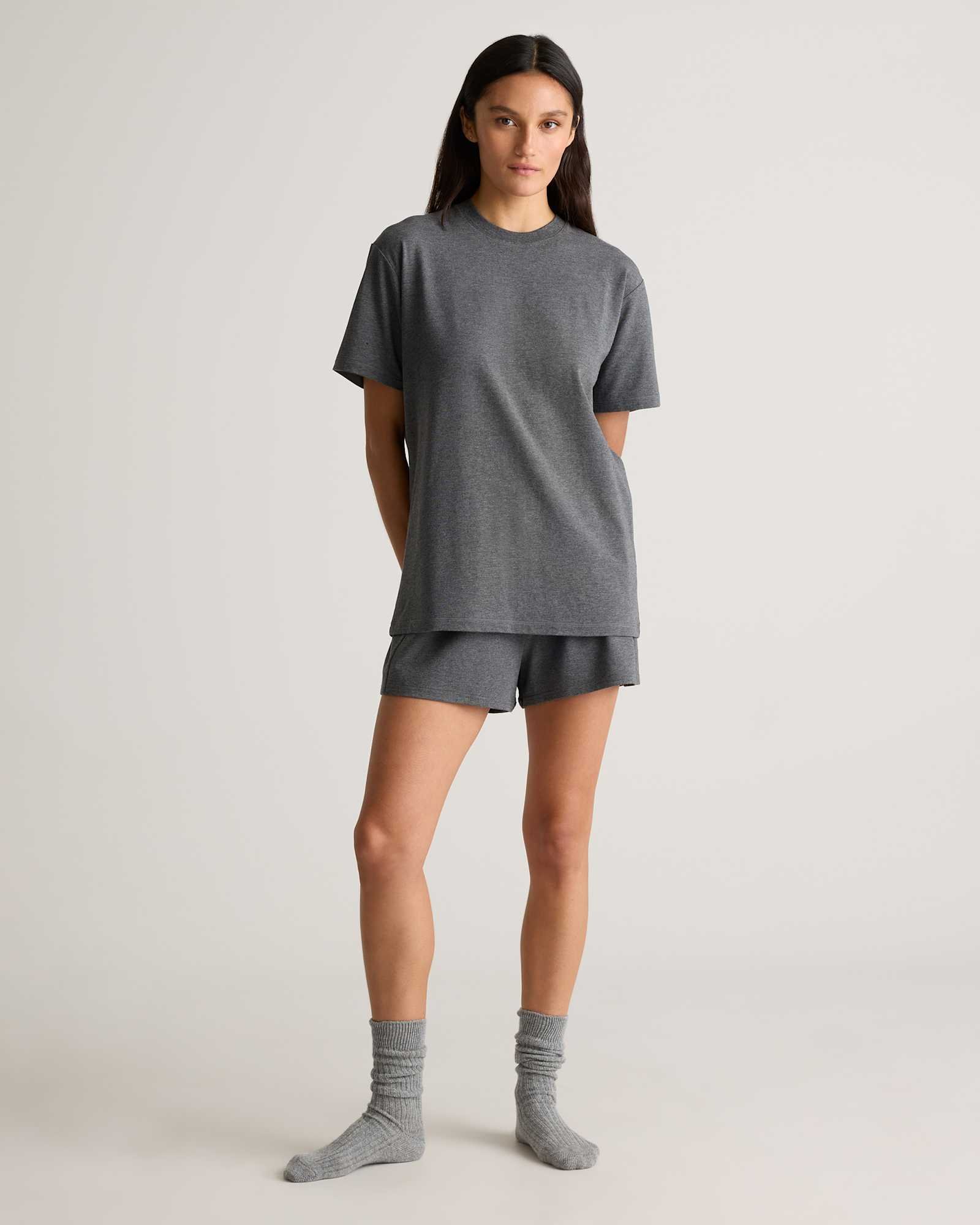 Dream Lounge Oversized Short Sleeve Pajama Set