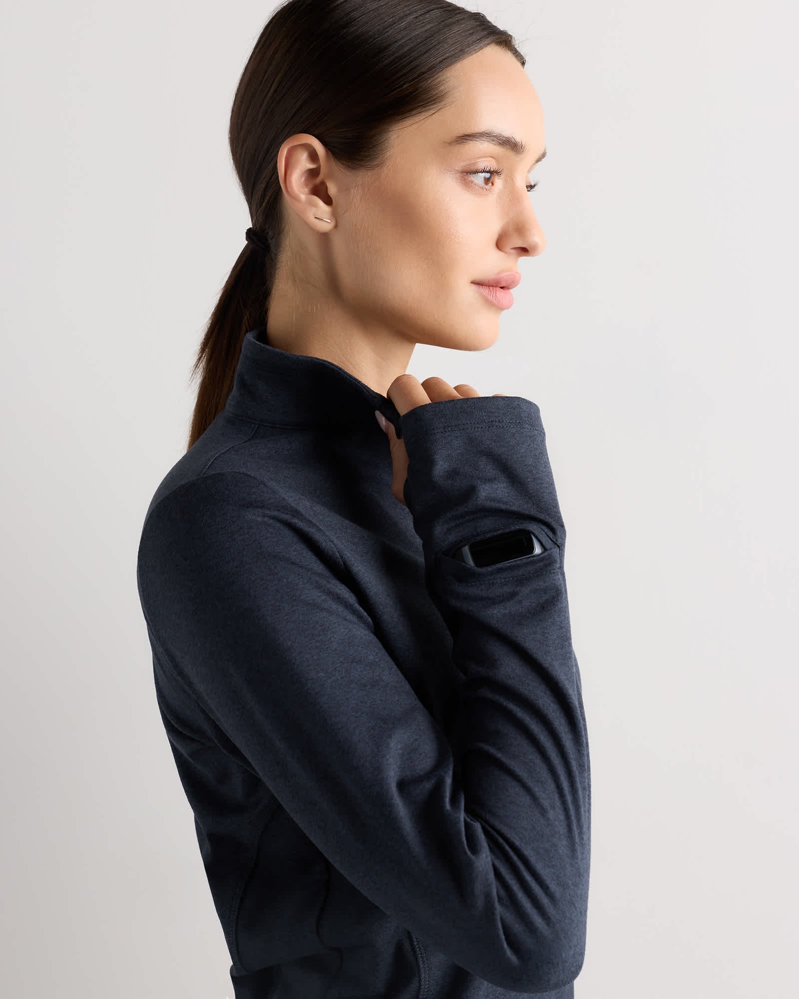 Flowknit Quarter-Zip Pullover - 图片 4