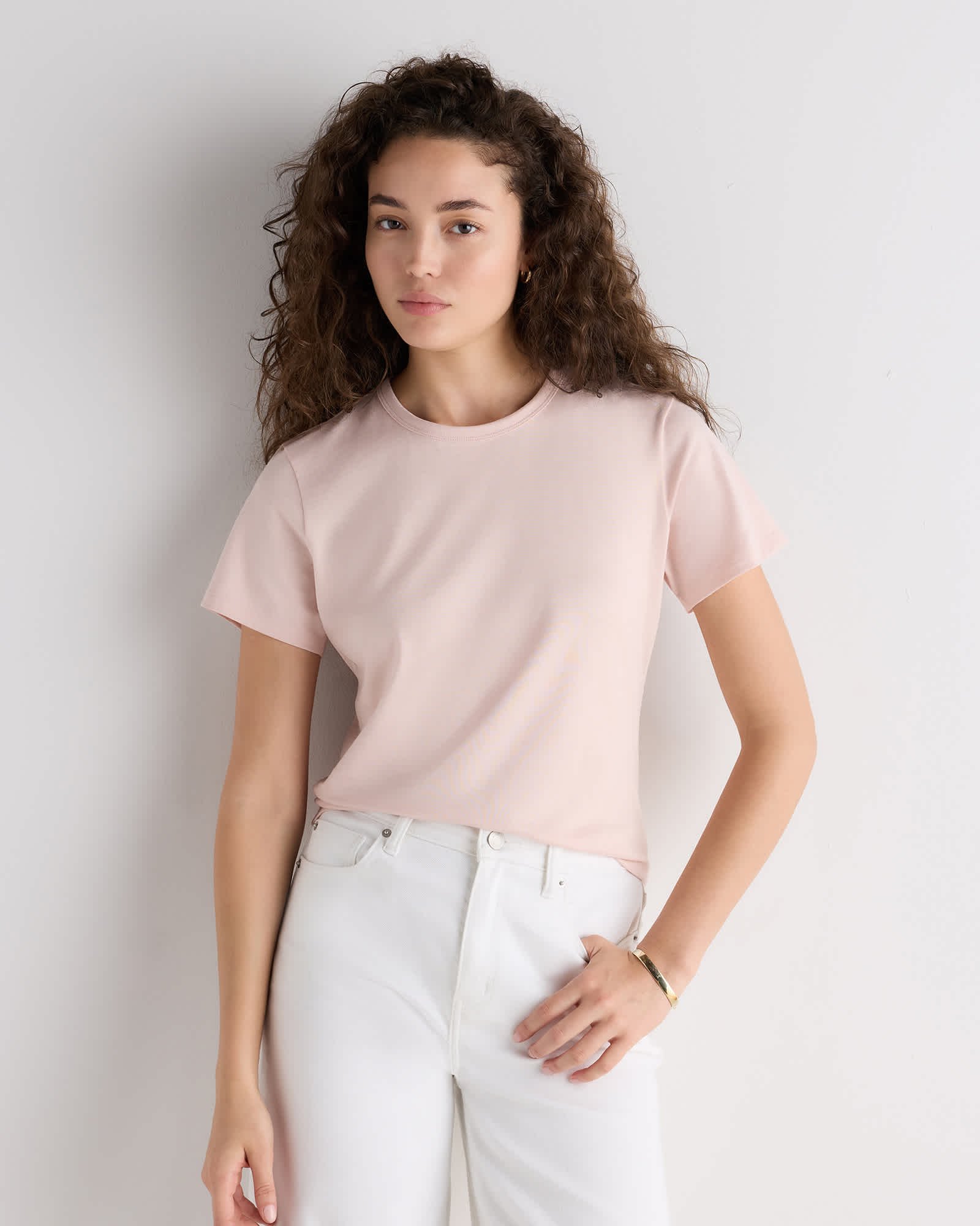 100% Pima Cotton Luxe Touch Slim Fit Tee