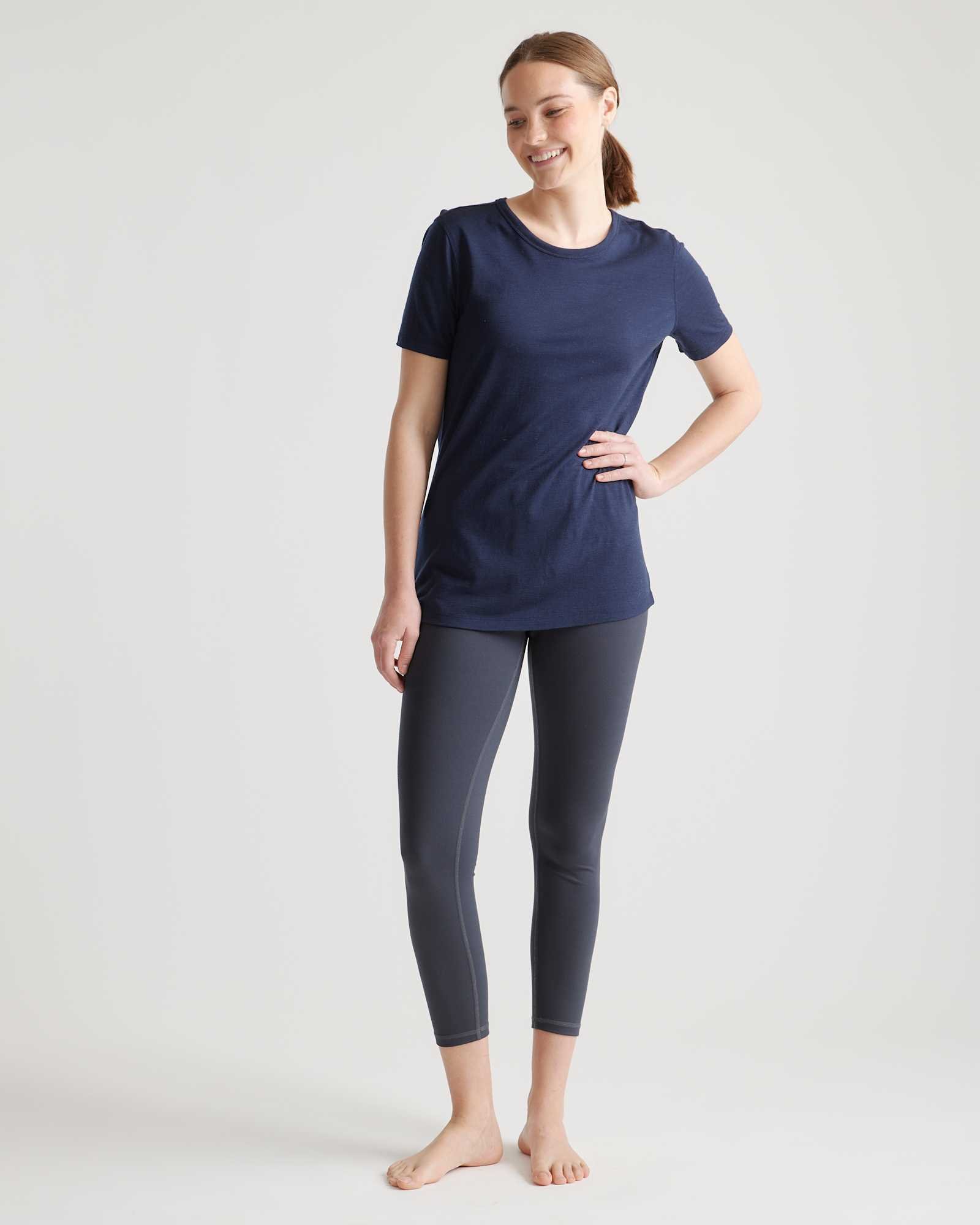 100% Merino Wool All-Season Base Layer Tee - 图片 6