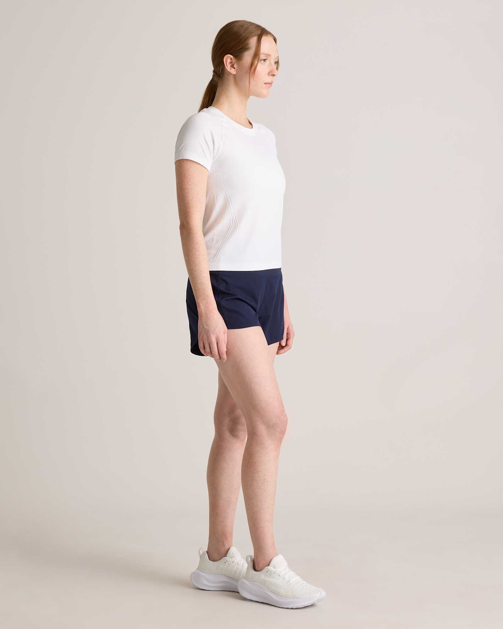Seamless Waist-Length Short Sleeve Tee - 图片 4